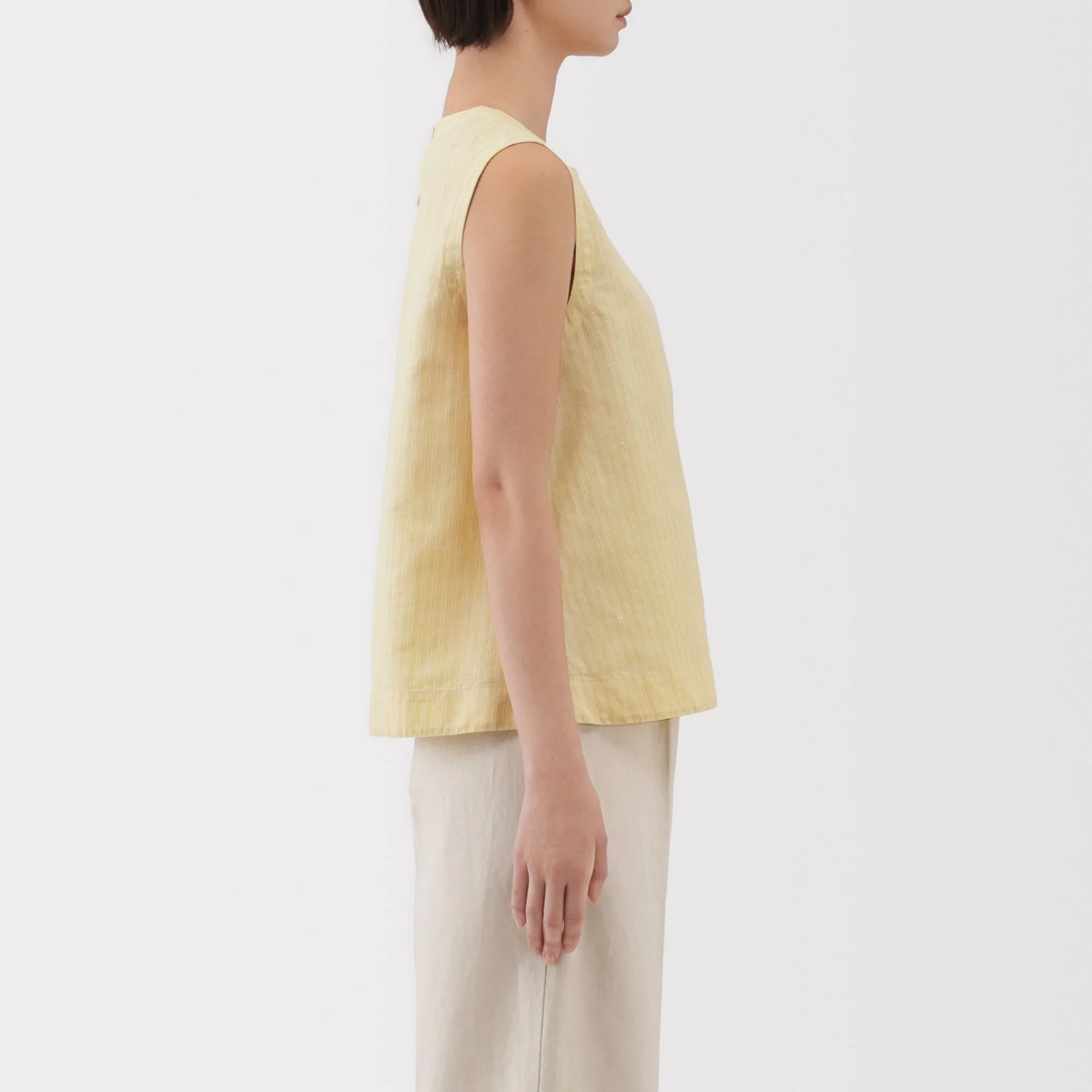 Women's Hemp Cotton Sleeveless Blouse - Image 30