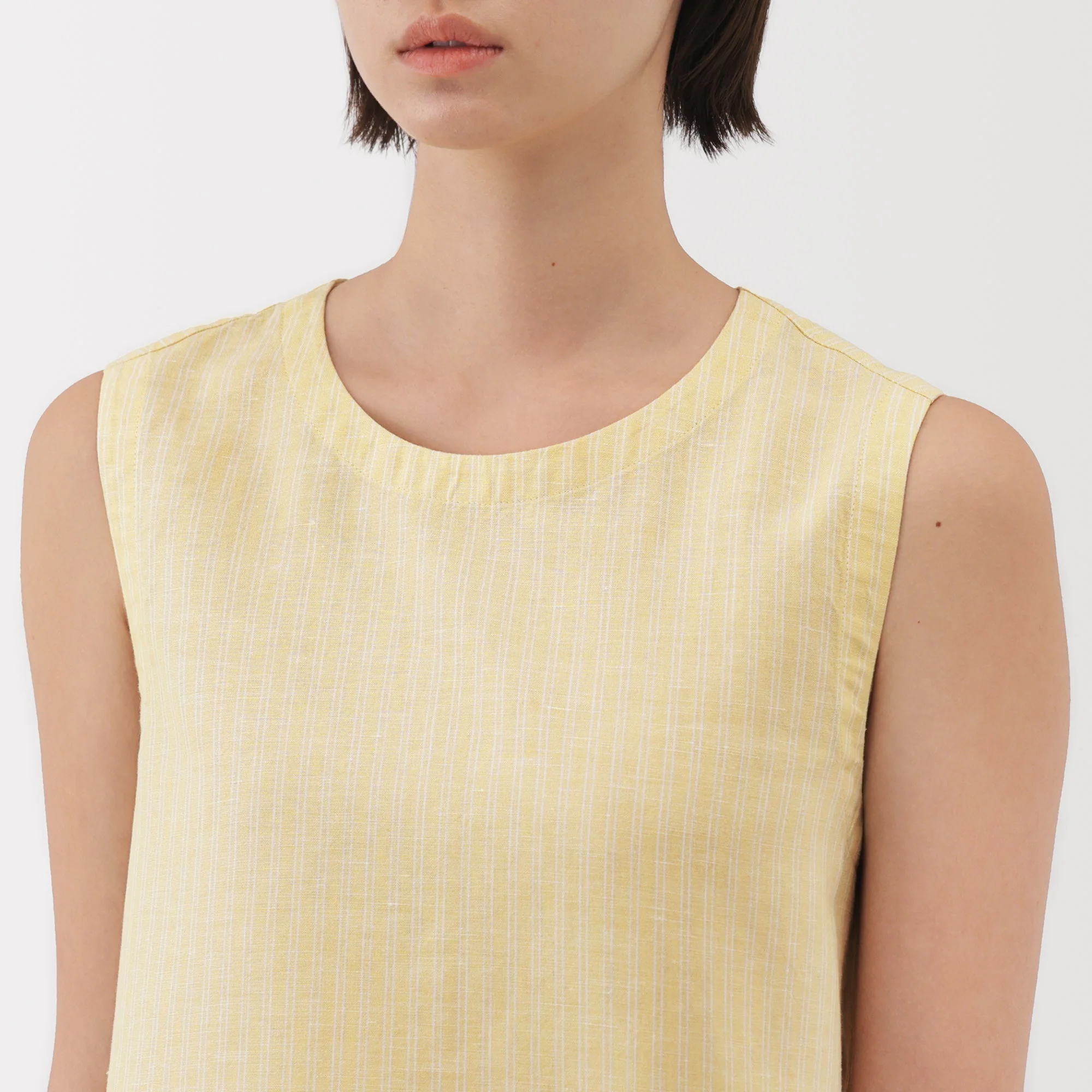Women's Hemp Cotton Sleeveless Blouse - Image 32