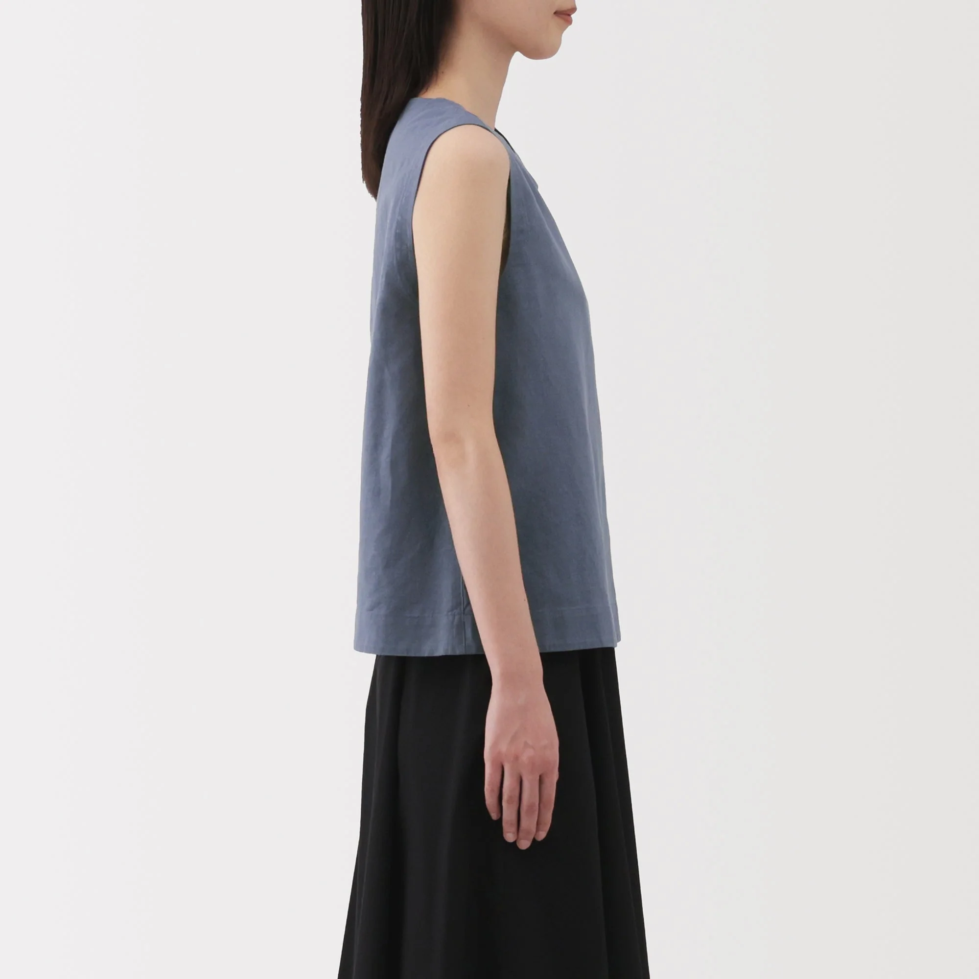 Women's Hemp Cotton Sleeveless Blouse - Image 5