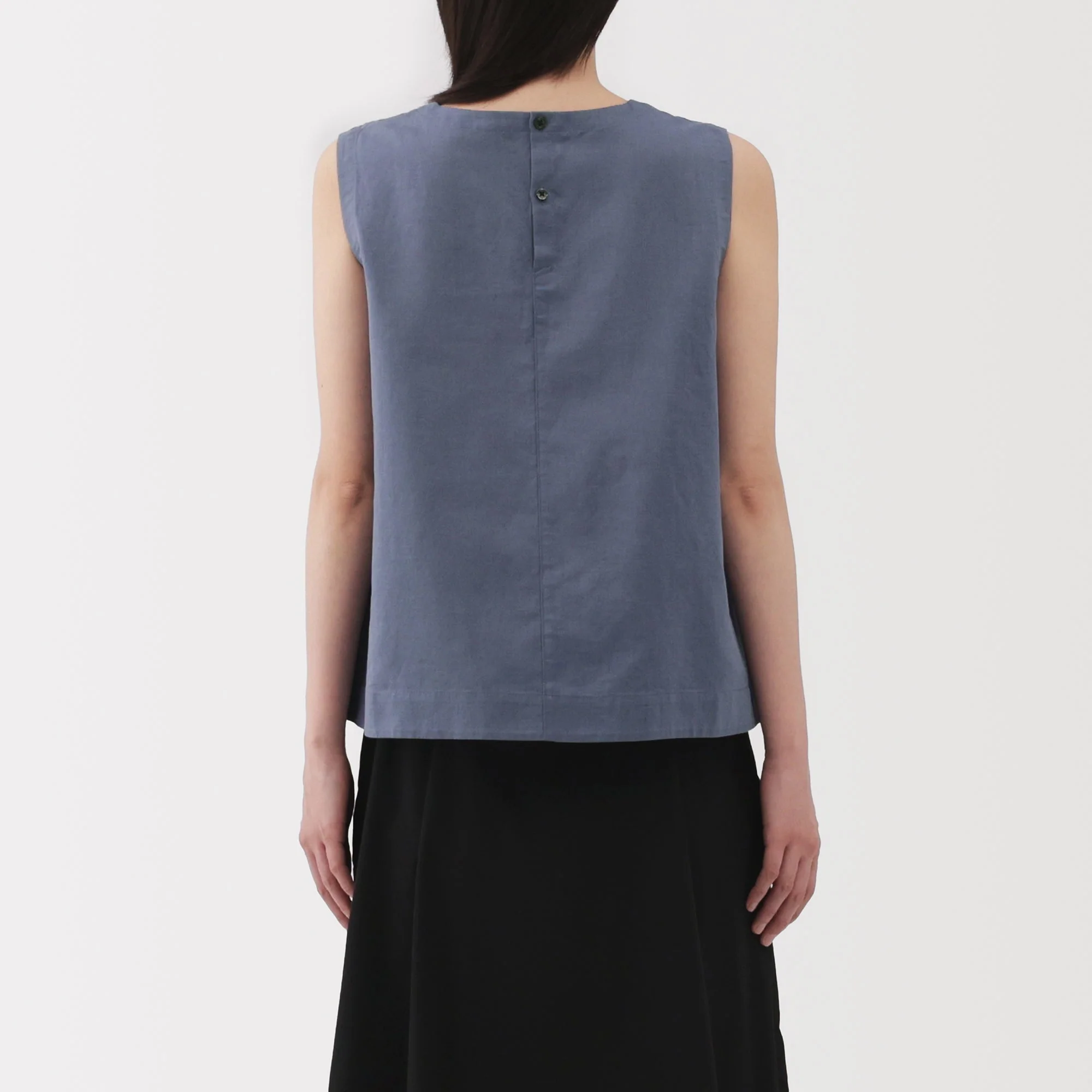 Women's Hemp Cotton Sleeveless Blouse - Image 6