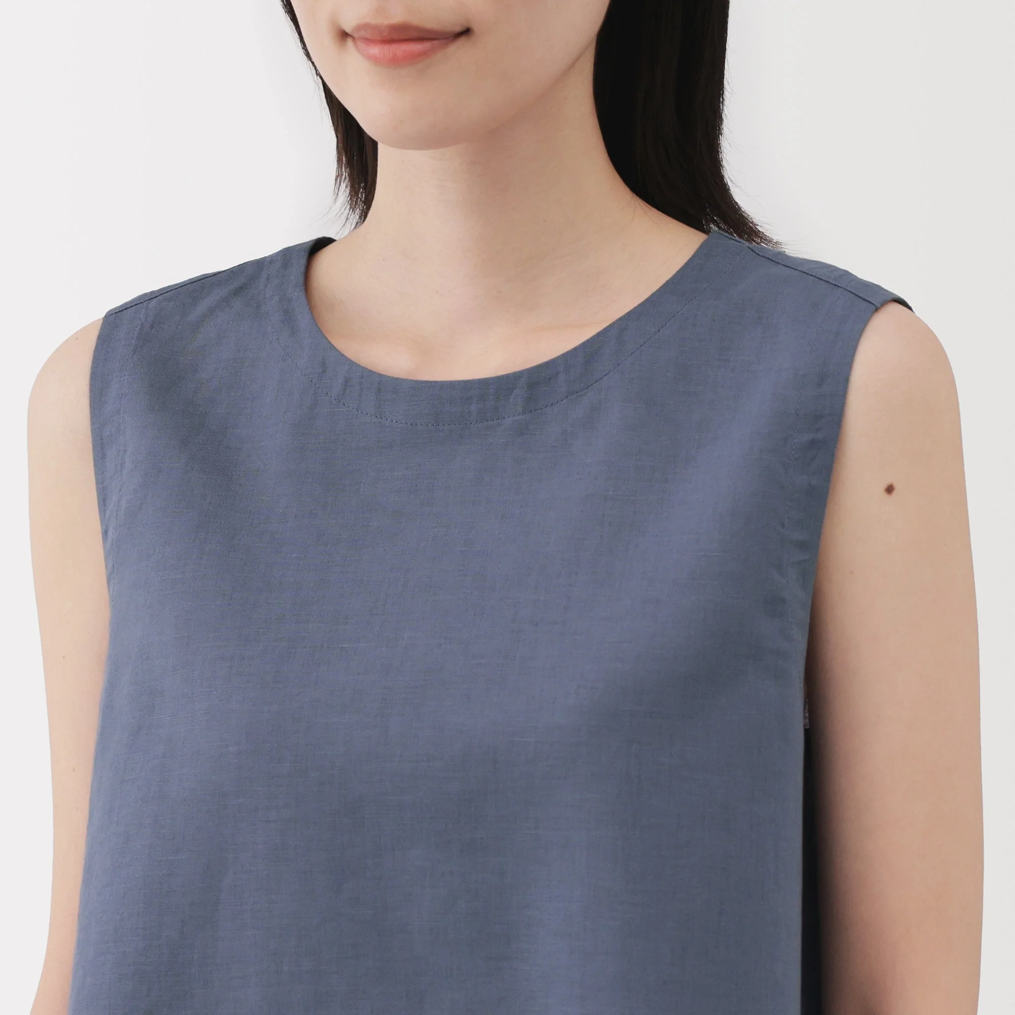 Women's Hemp Cotton Sleeveless Blouse - Image 7