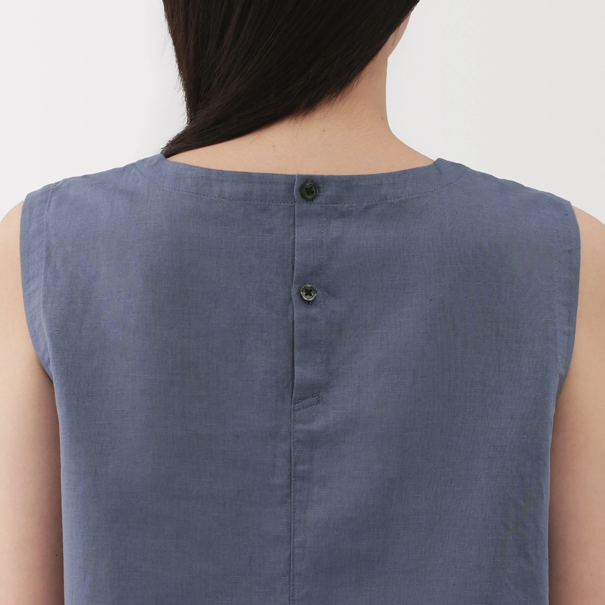 Women's Hemp Cotton Sleeveless Blouse - Image 8