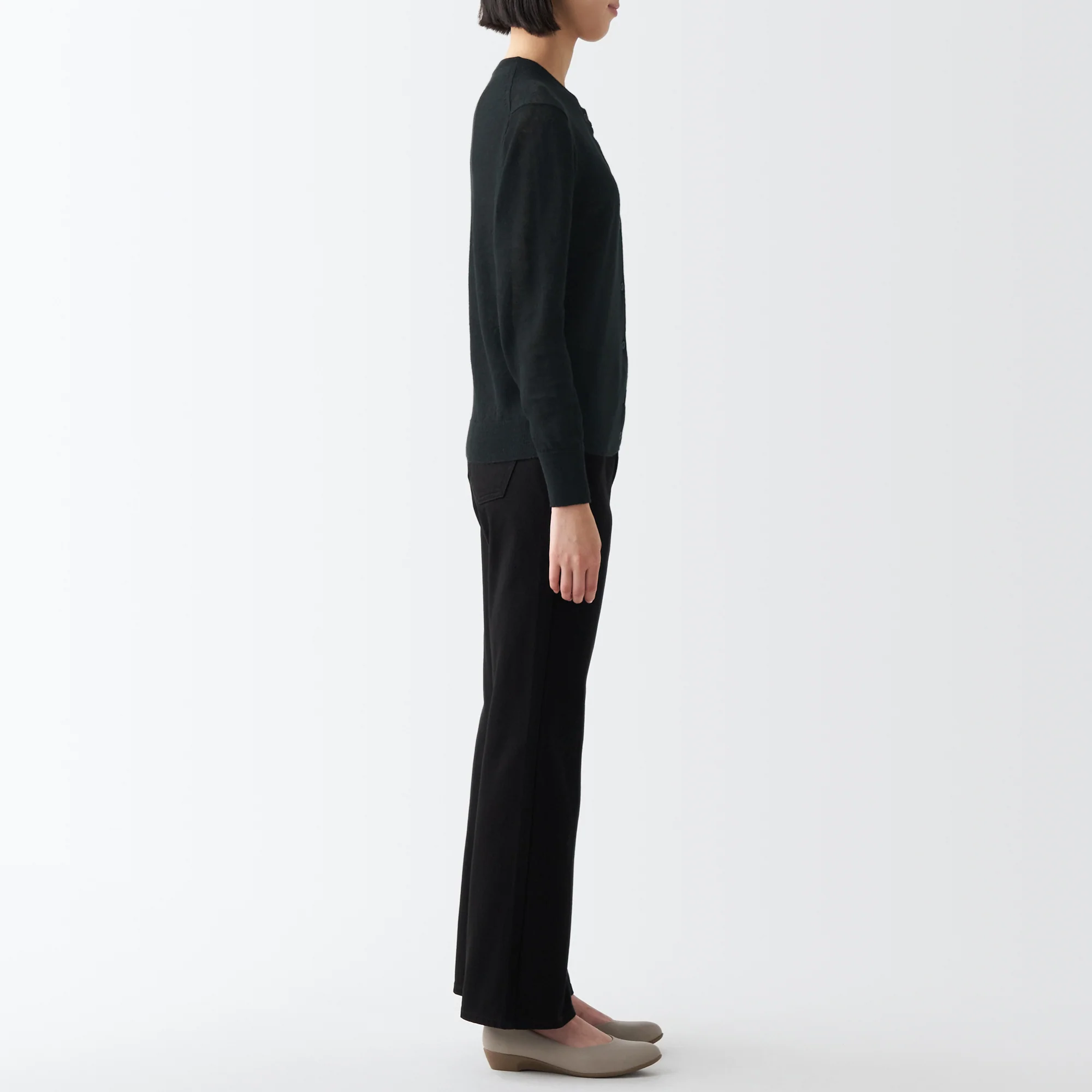 Women's Hemp Crew Neck Cardigan - Image 18