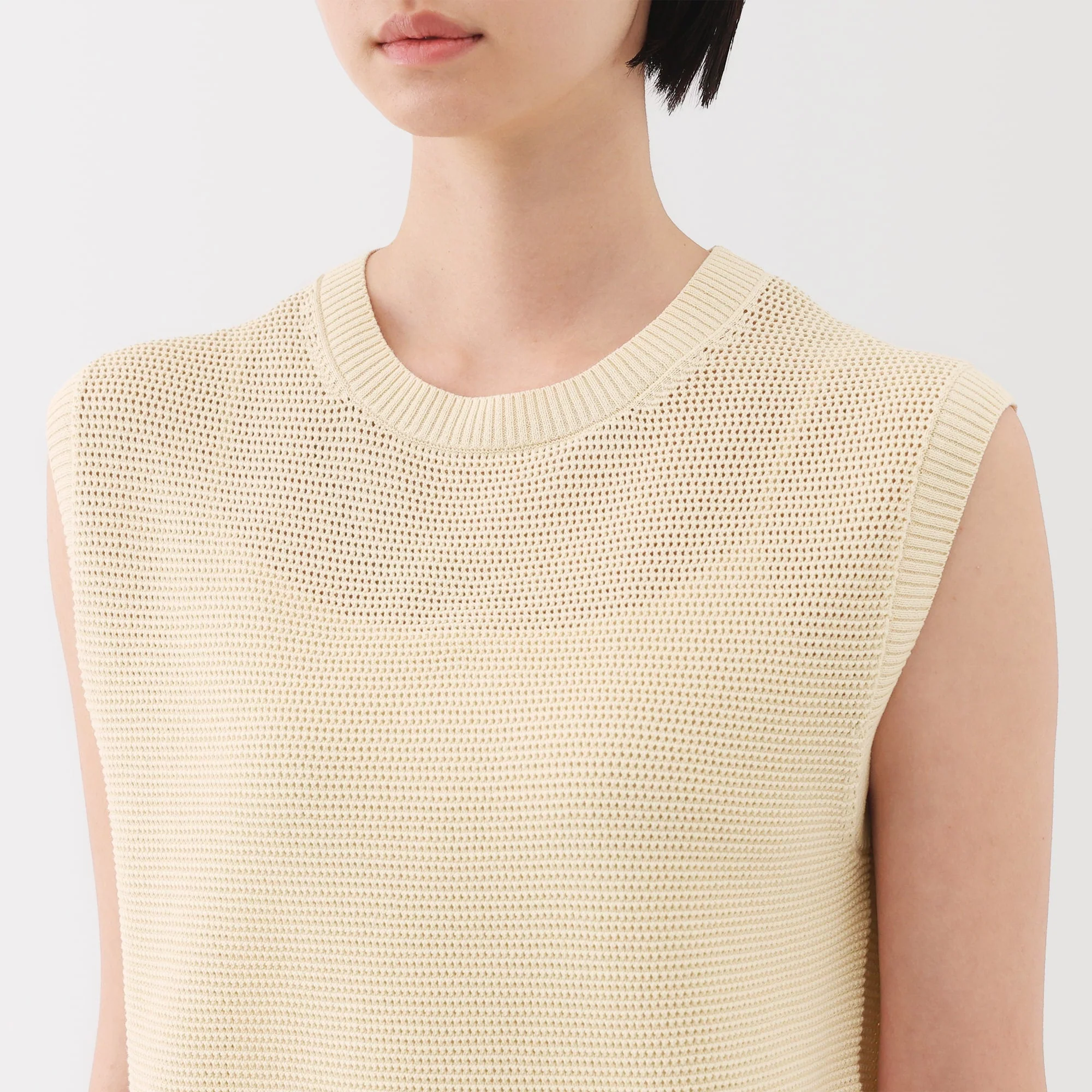 Women's High Twisted Yarn Mesh French Sleeve Sweater - Image 28