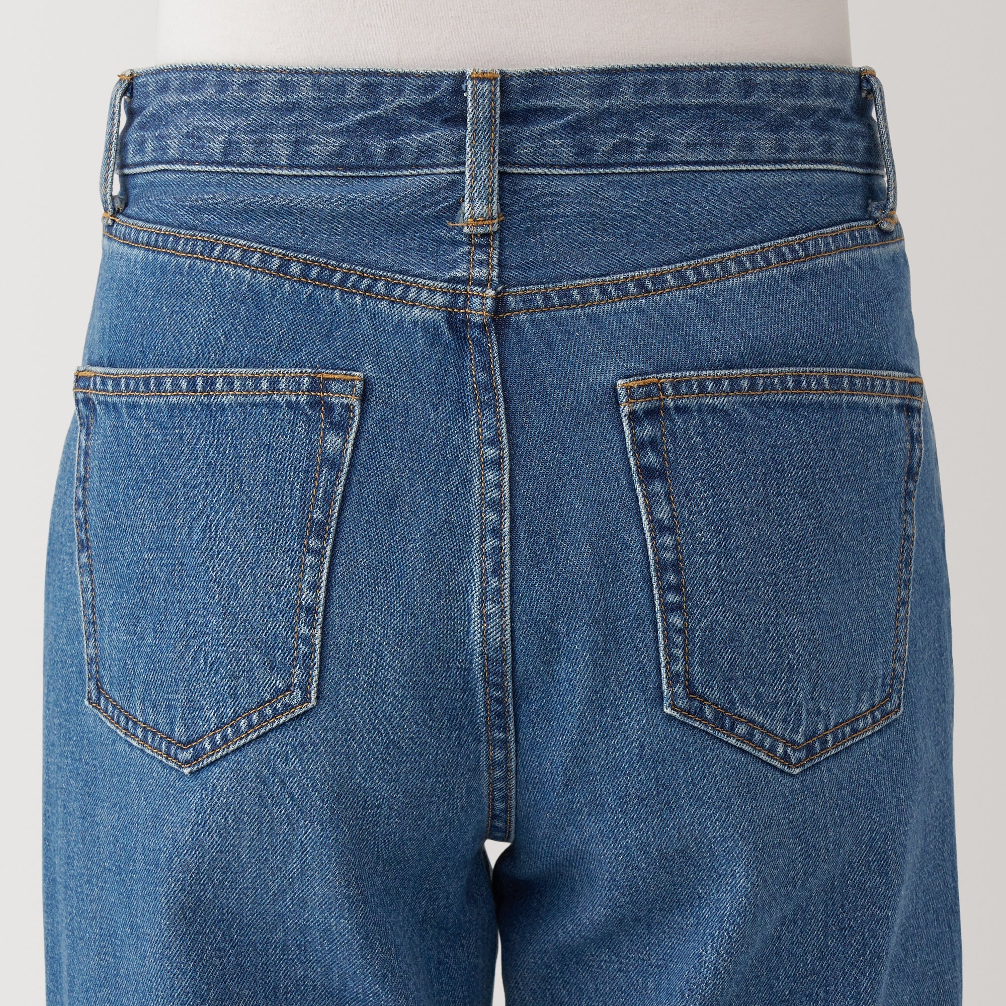 Women's Kapok Blend Denim Straight Pants - Image 17