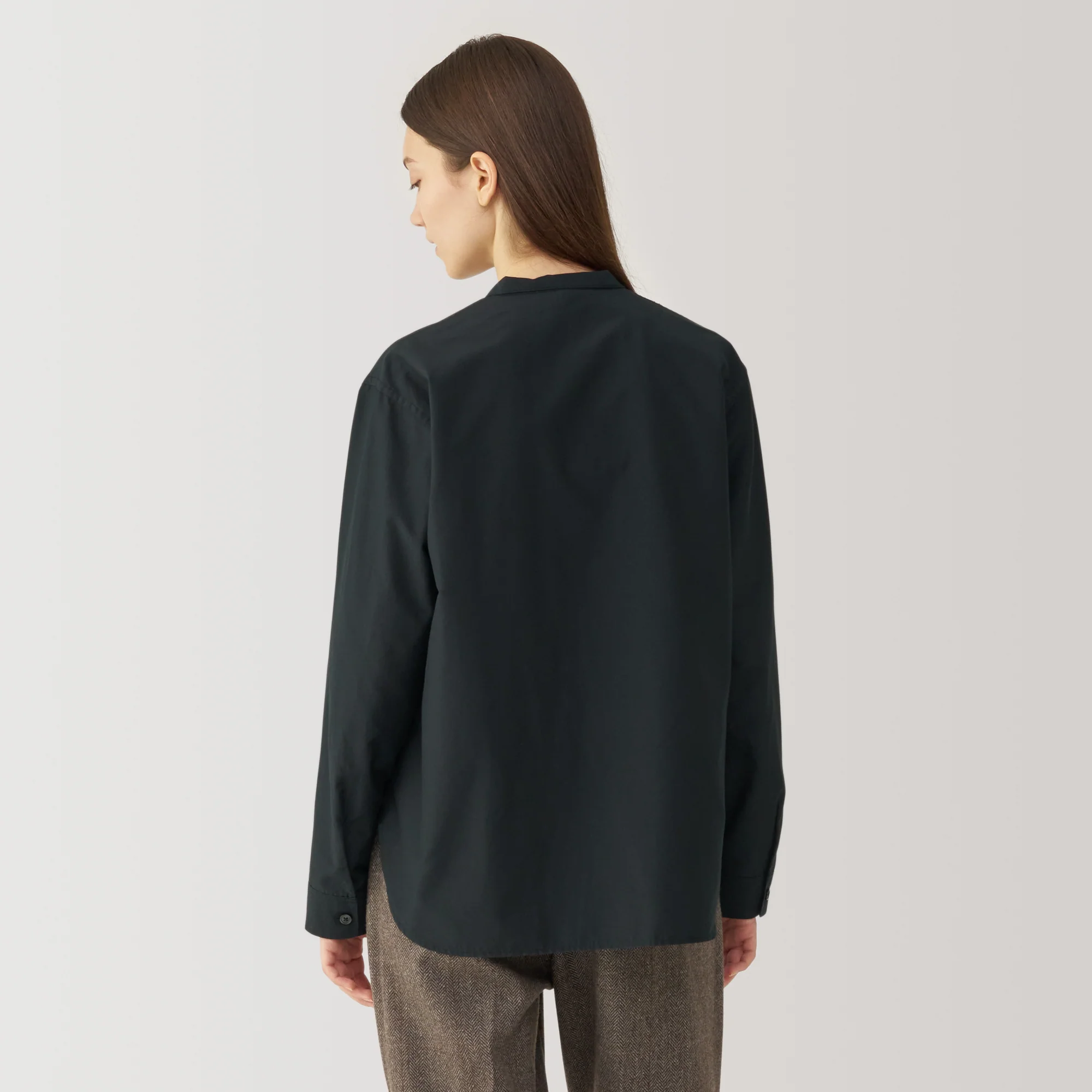 Labo Women's Silk Blend Open Collar Shirt - Image 14