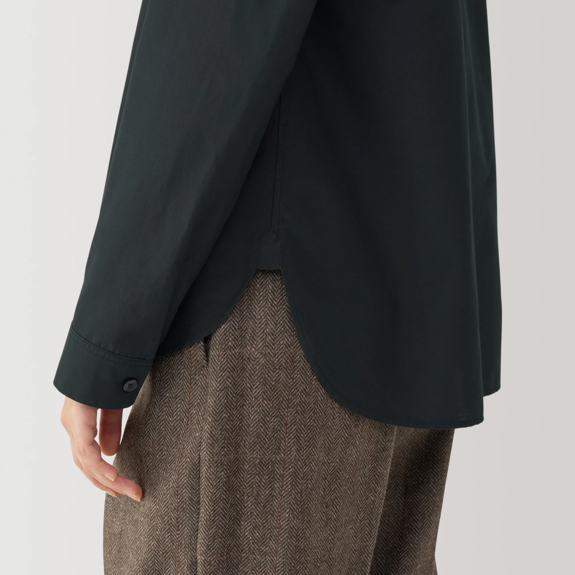 Labo Women's Silk Blend Open Collar Shirt - Image 16
