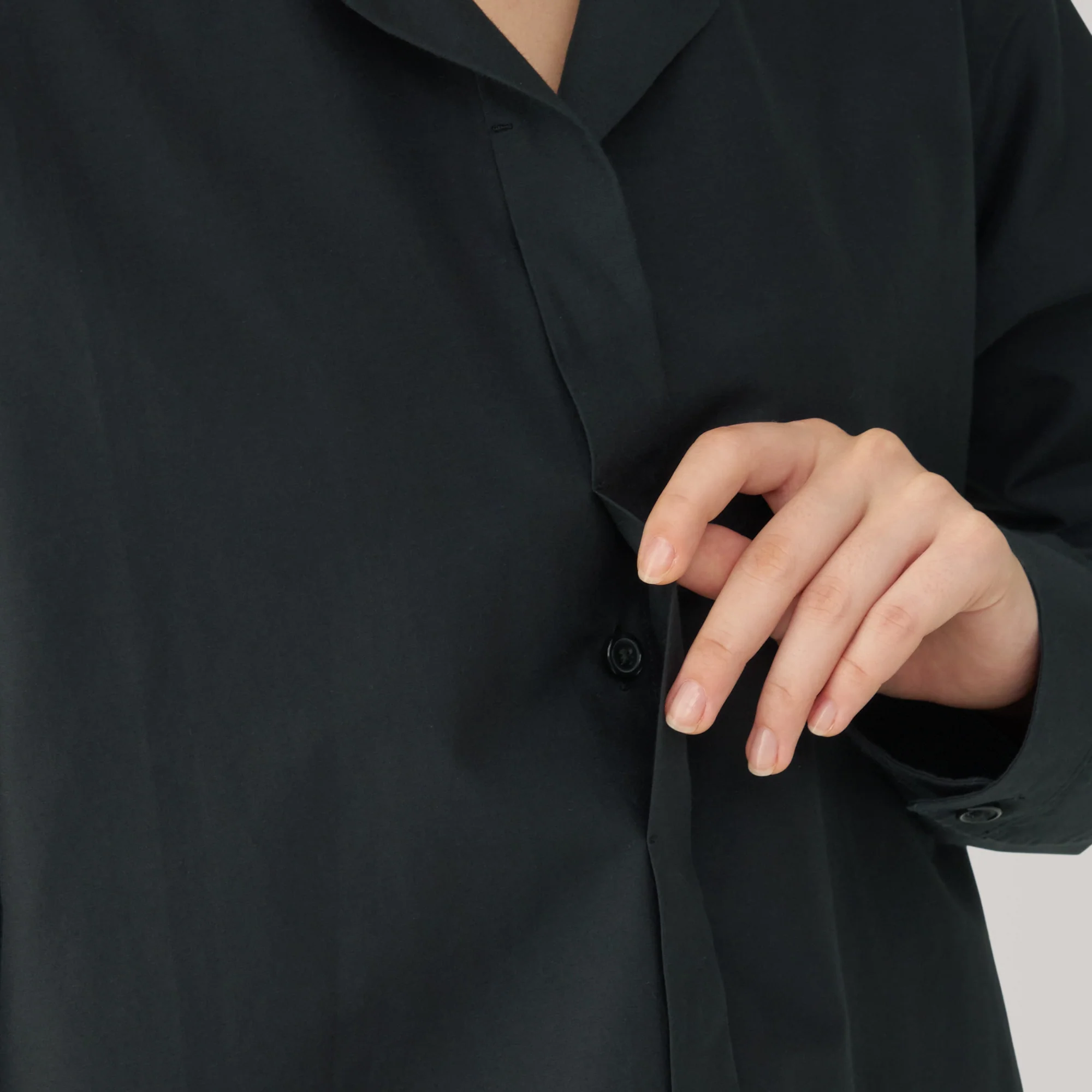 Labo Women's Silk Blend Open Collar Shirt - Image 17