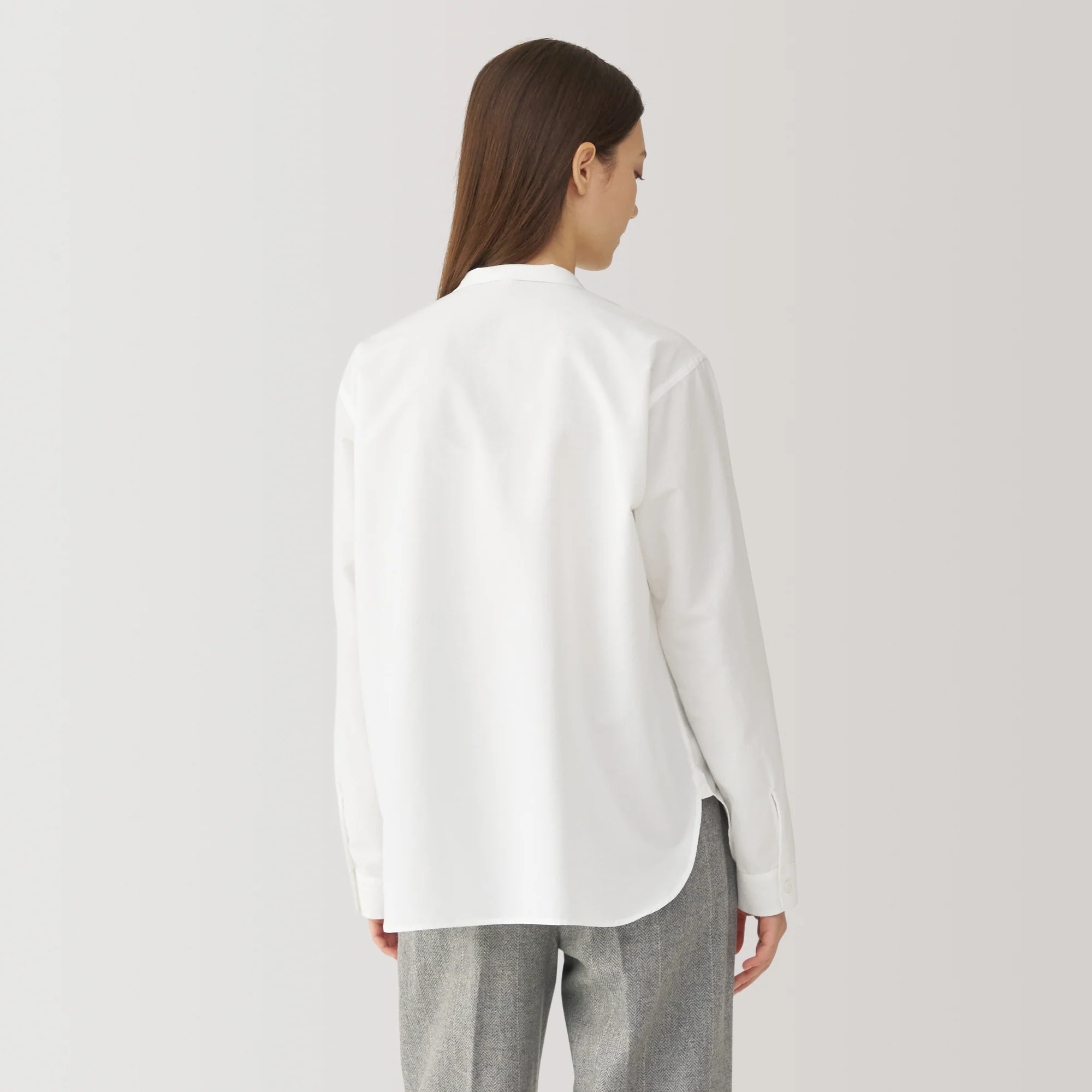 Labo Women's Silk Blend Open Collar Shirt - Image 6