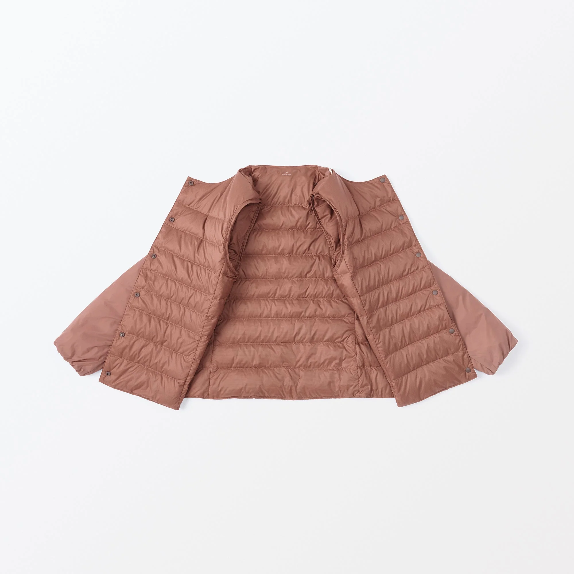Women's Lightweight Down Collarless Jacket - Image 33