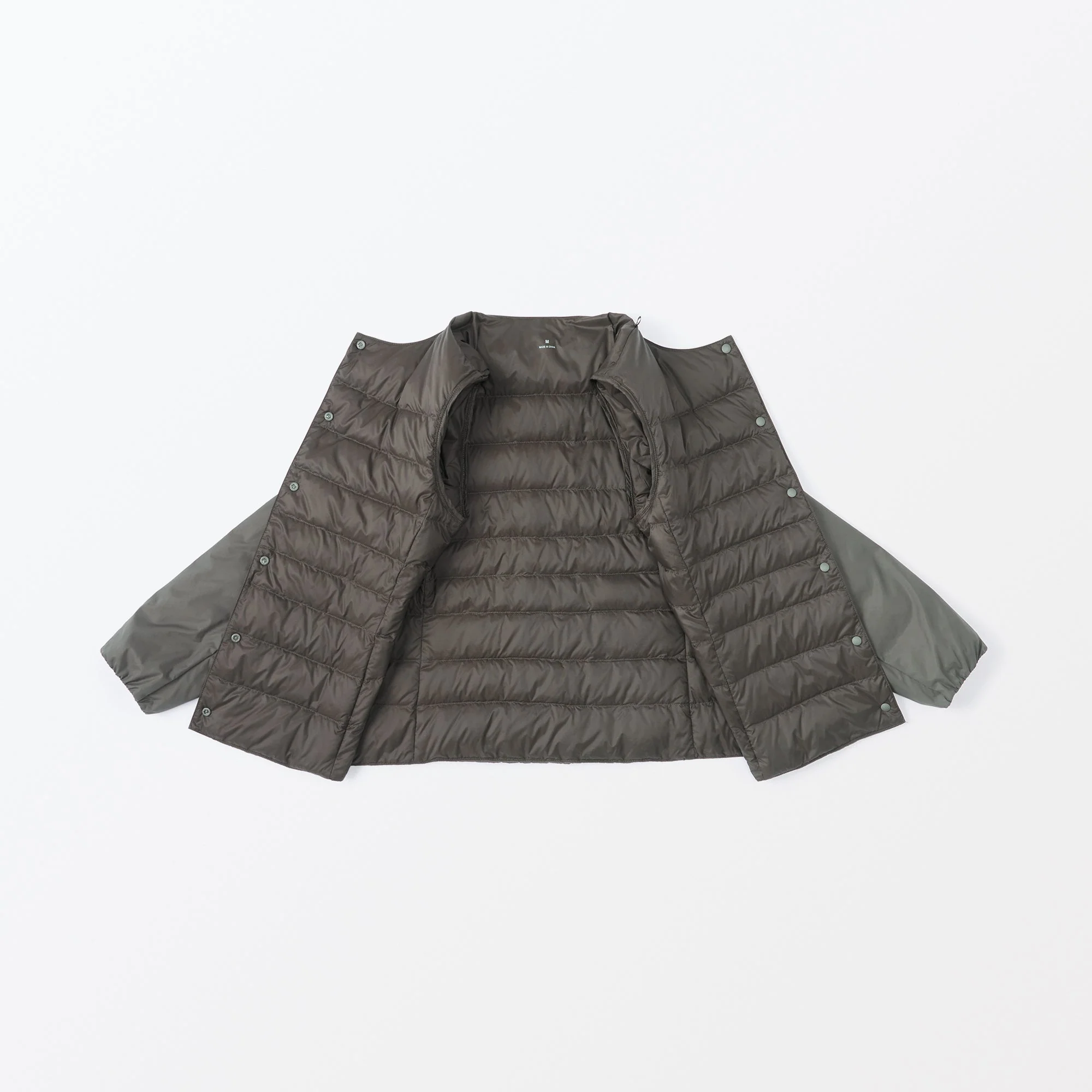 Women's Lightweight Down Collarless Jacket - Image 44