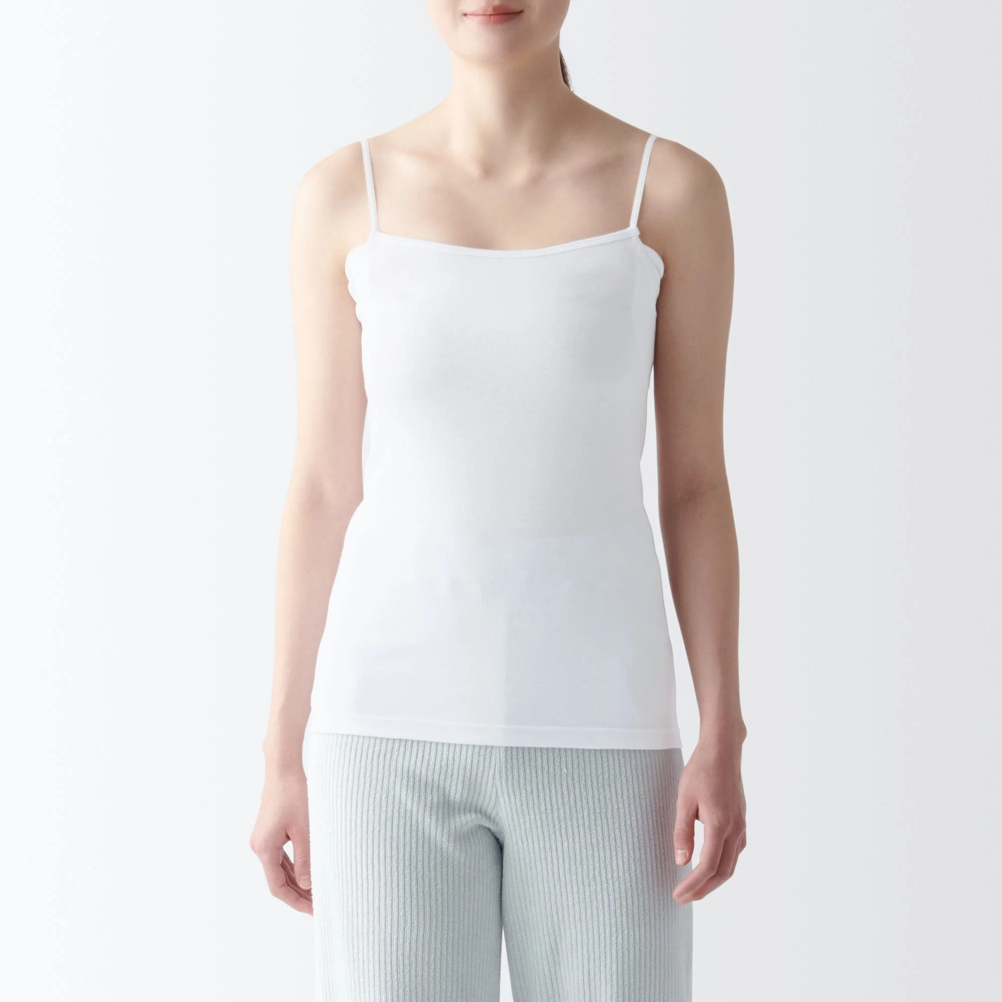 Women's Moisture Wicking Cotton Camisole with Sweat Pads - Image 3