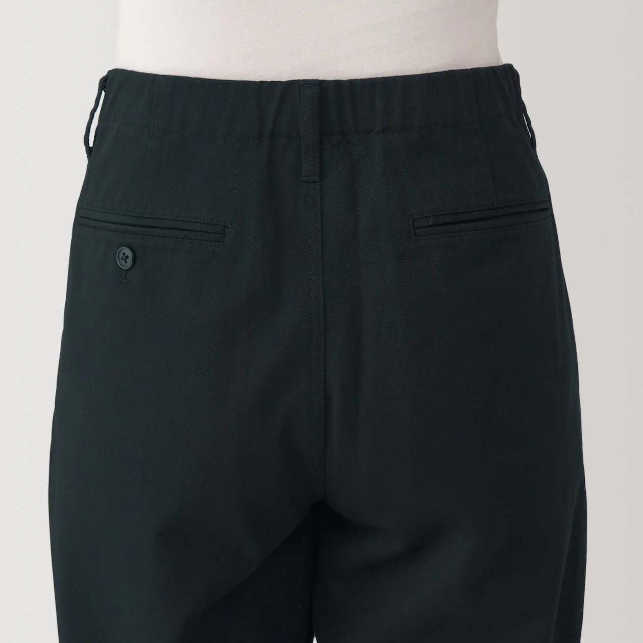 Women's Slub Yarn Chino Darted Wide Pants - Image 34