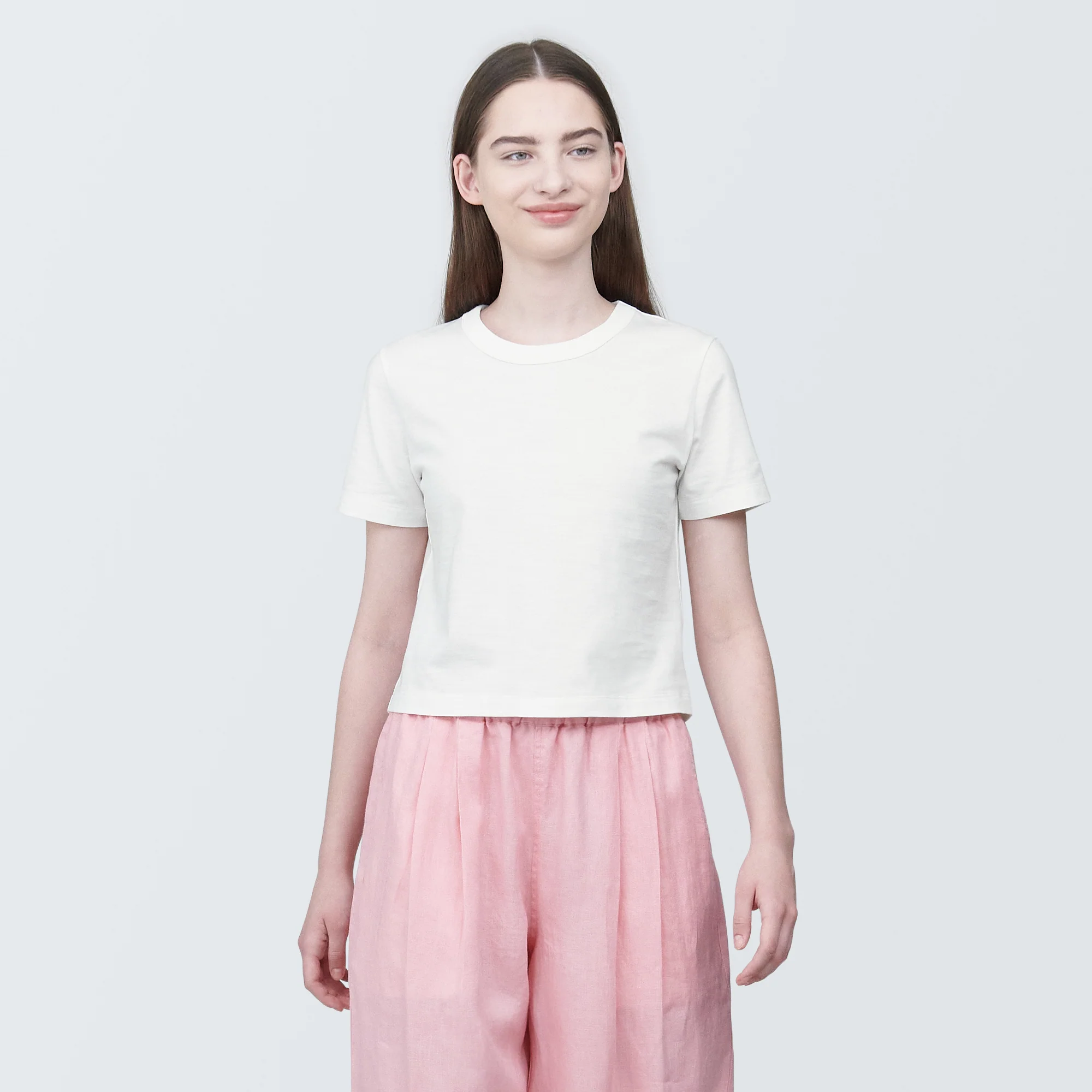 Women's Slub Yarn Crop T-Shirt - Image 10