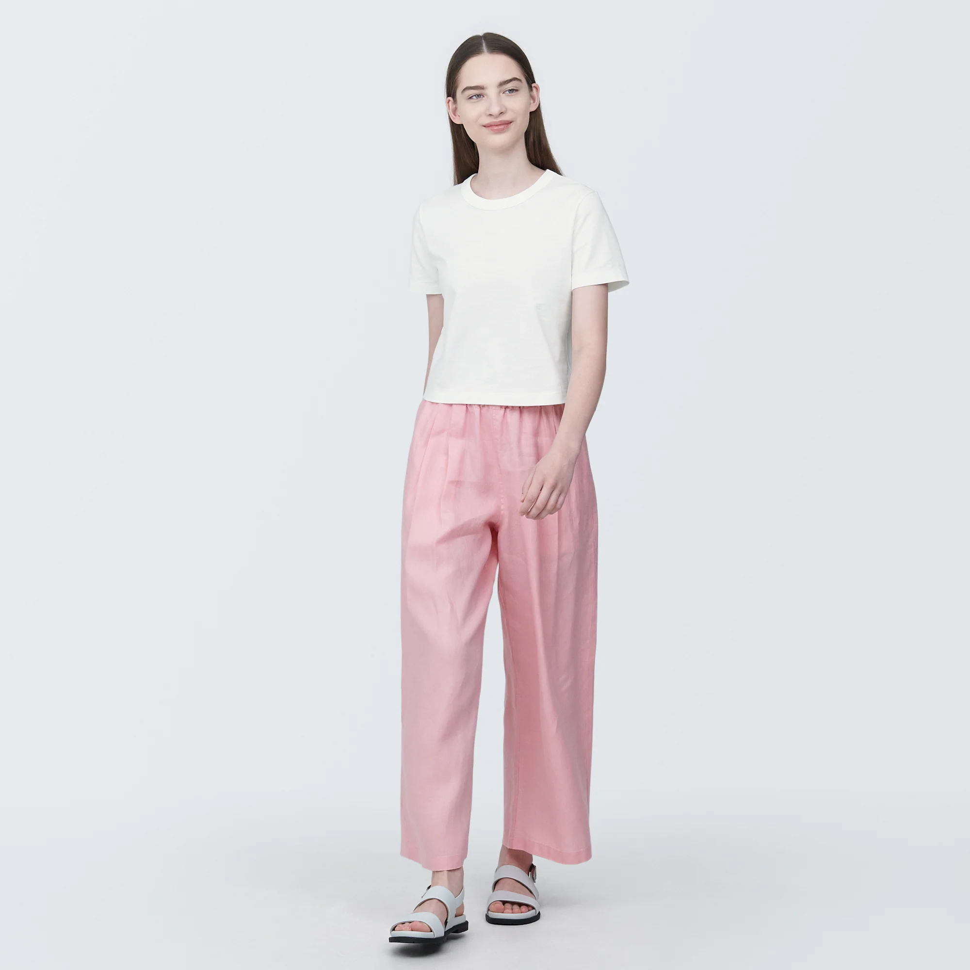 Women's Slub Yarn Crop T-Shirt - Image 11