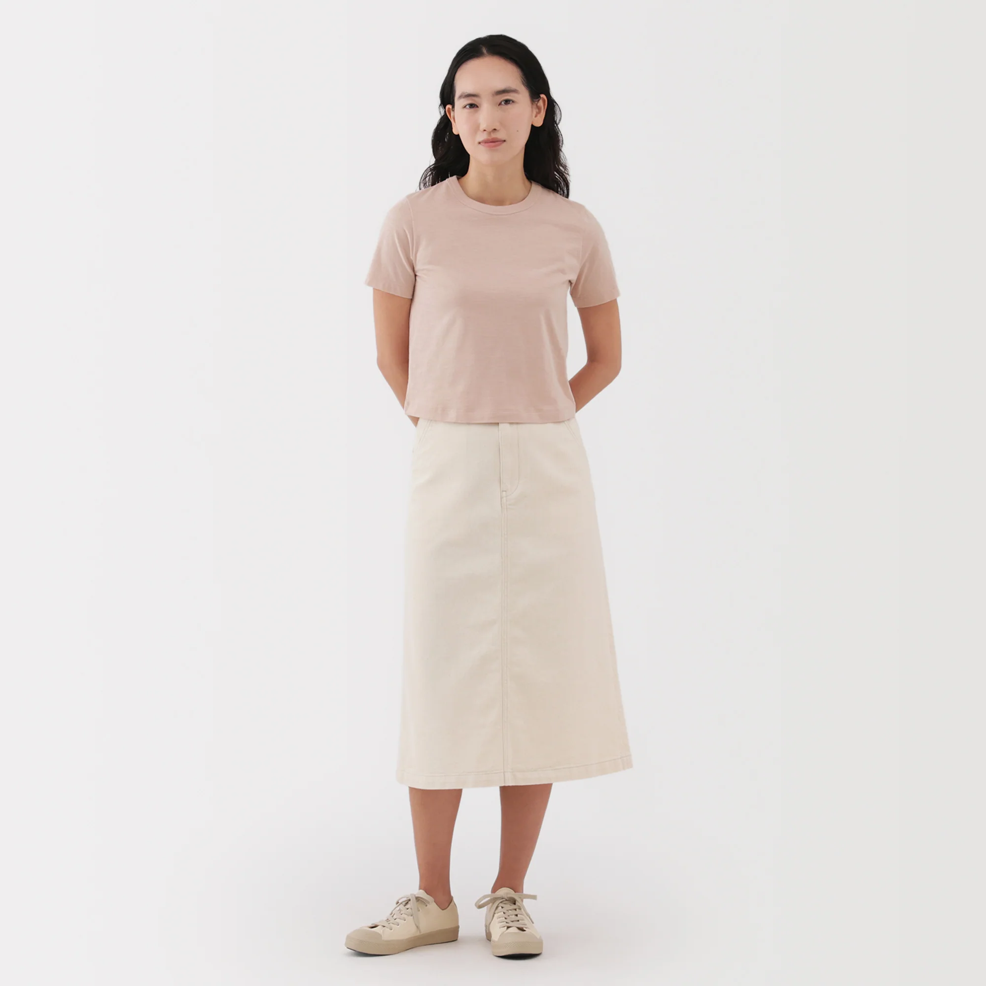 Women's Slub Yarn Crop T-Shirt - Image 18