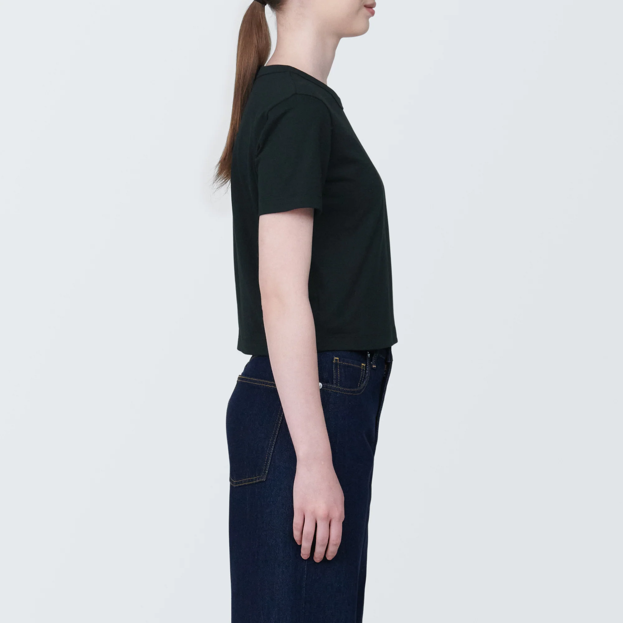 Women's Slub Yarn Crop T-Shirt - Image 5