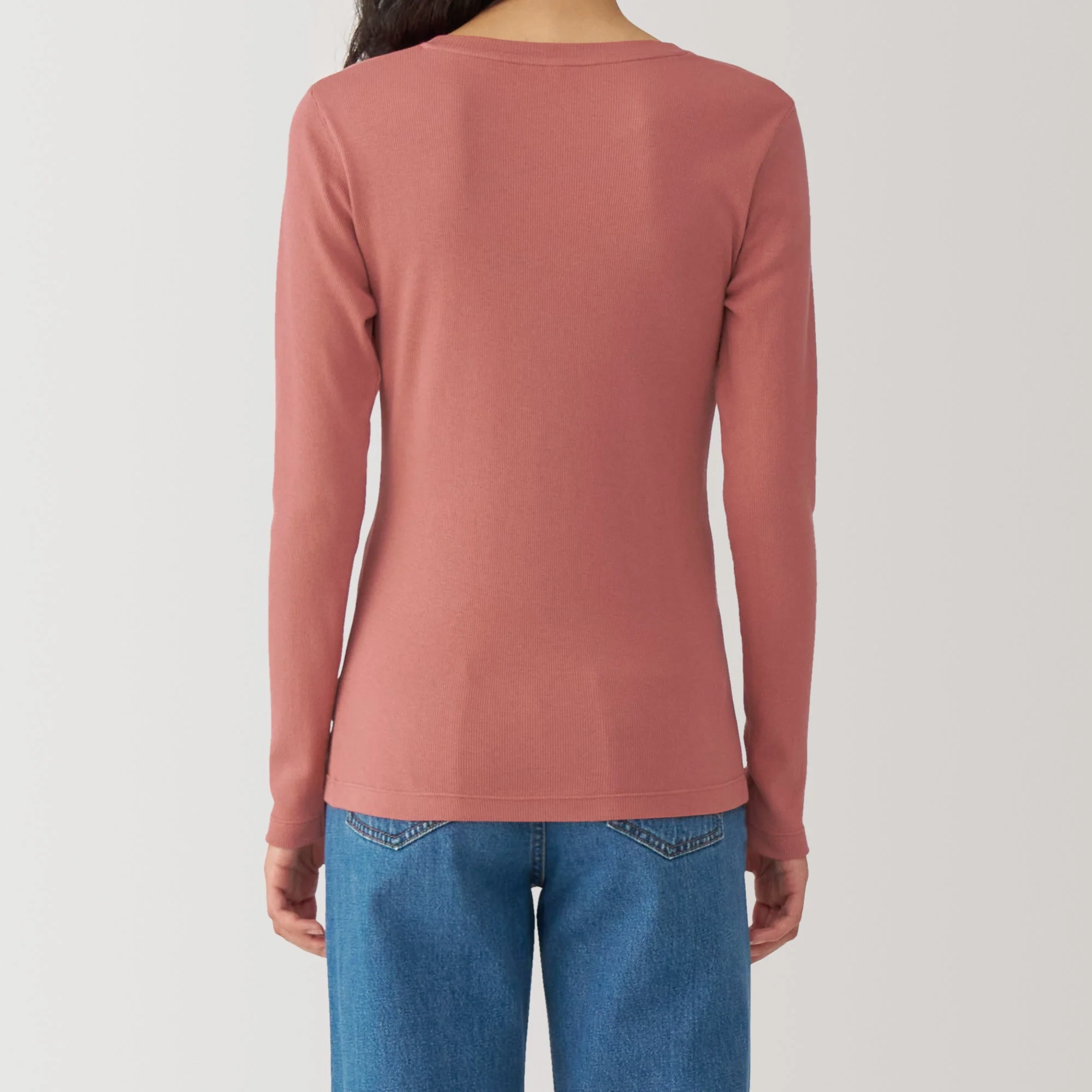 Women's Soy Fiber Blend Ribbed Crewneck T-Shirt - Image 12