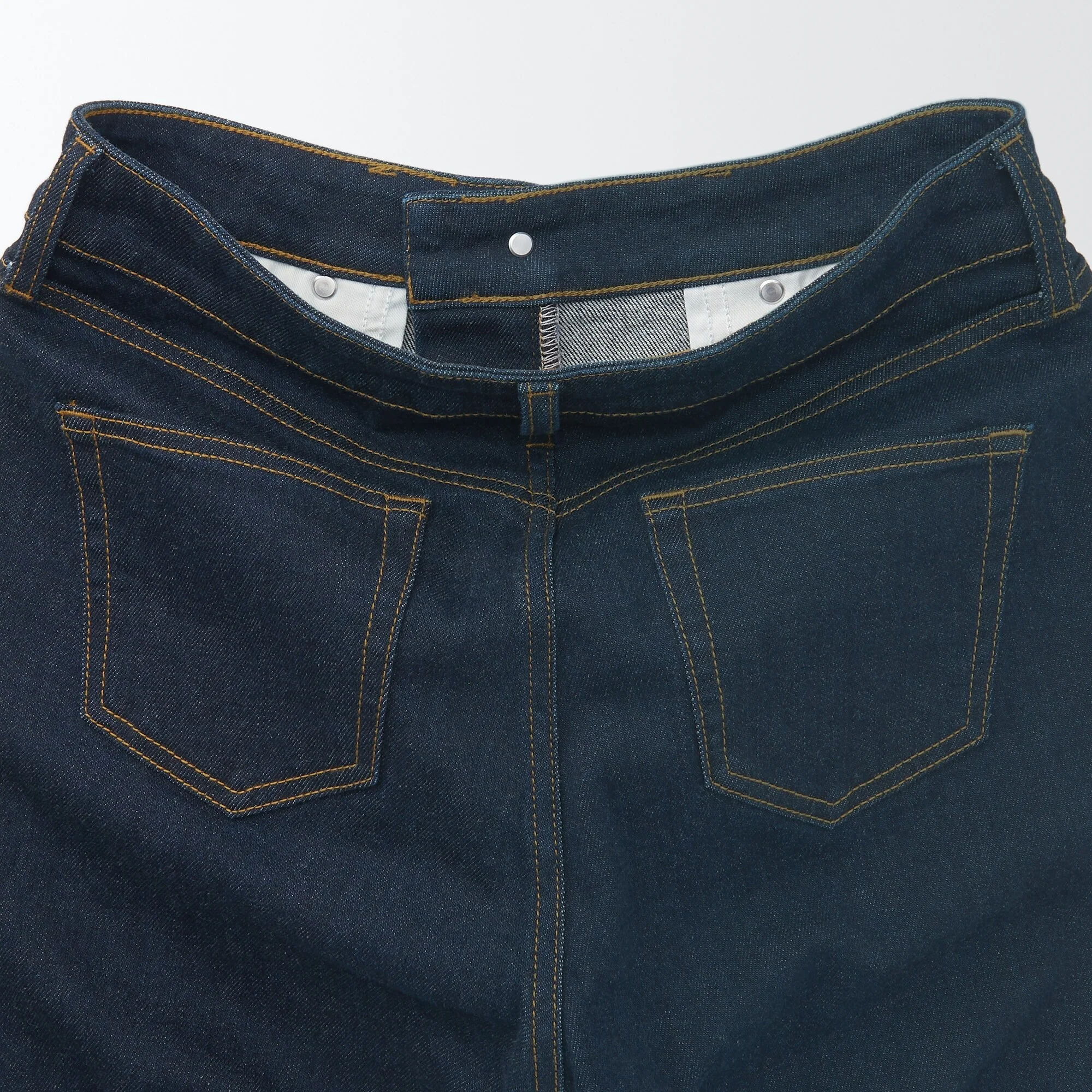 Women's Stretch Denim Slim Pants Dark Navy (L 30inch / 75cm) - Image 10