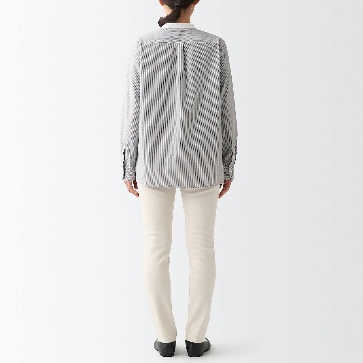 Women's Stretch Denim Slim Pants Natural (L 30inch / 75cm) - Image 7