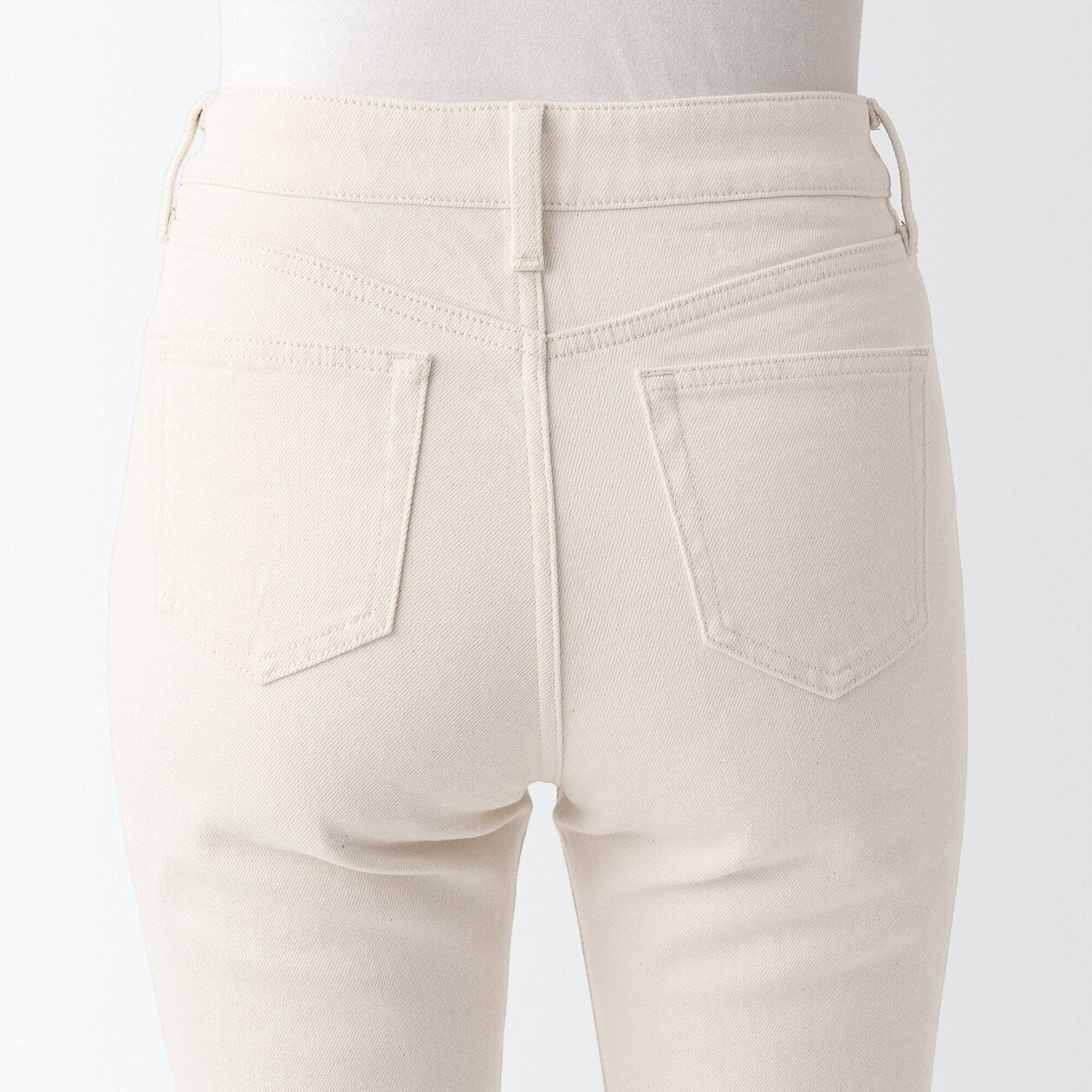 Women's Stretch Slim Denim Pants Natural - Image 9