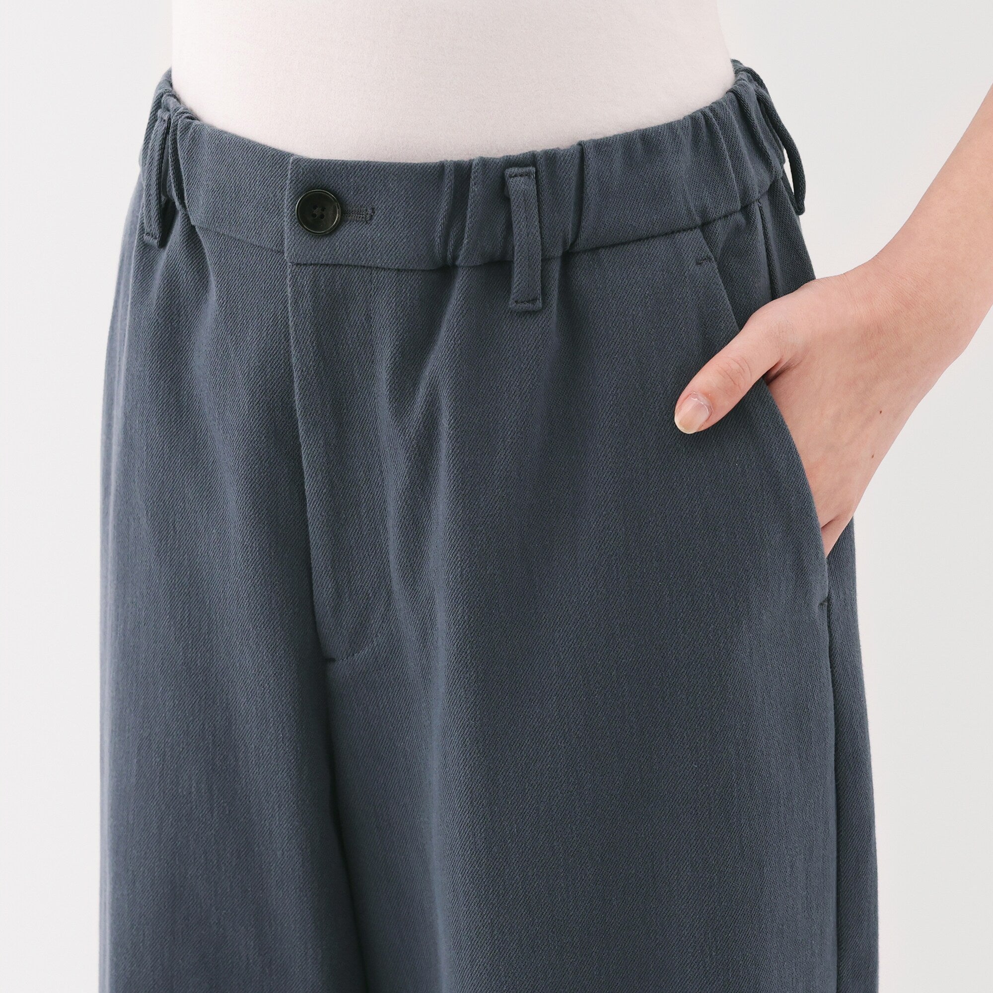 Women's Stretchy Jersey Easy Tapered Pants - Image 7