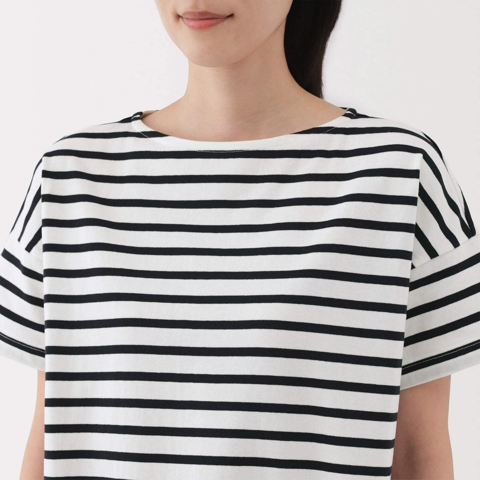 Women's Boat Neck Short Sleeve T-Shirt - Image 40
