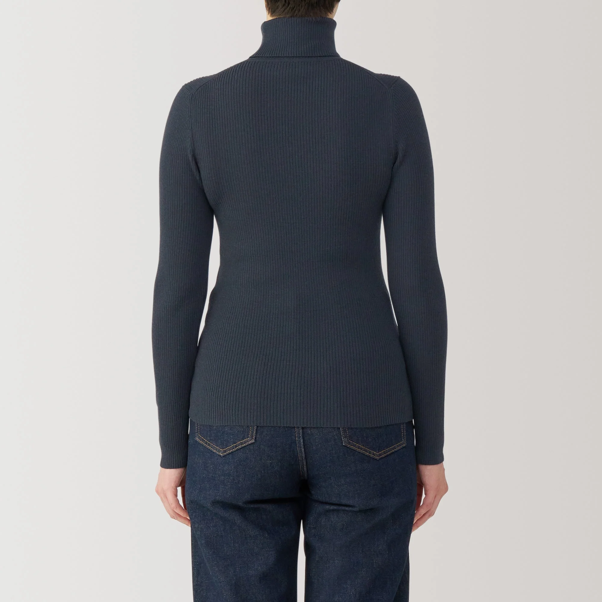 Women's Washable High Gauge Turtleneck Sweater - Image 20