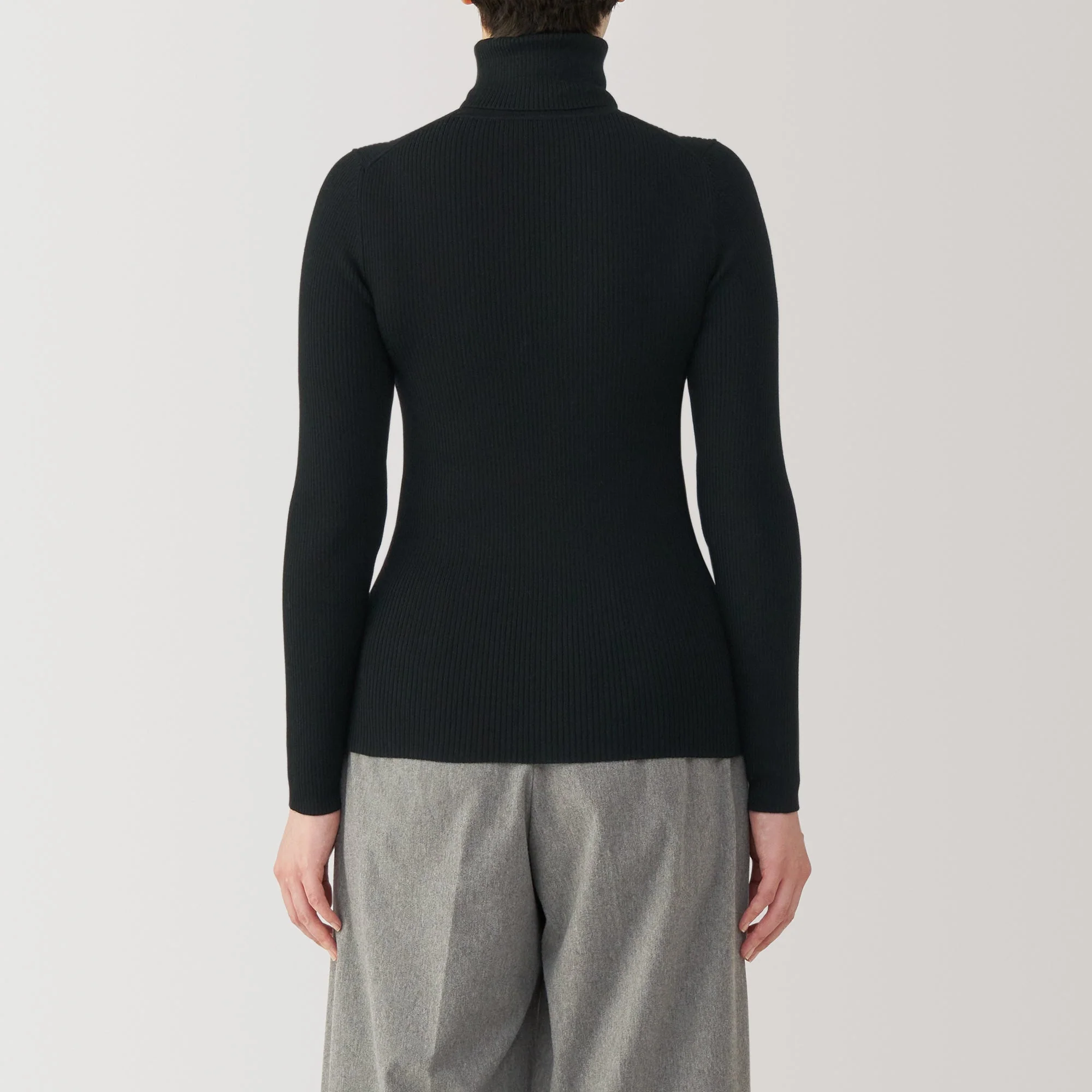 Women's Washable High Gauge Turtleneck Sweater - Image 27