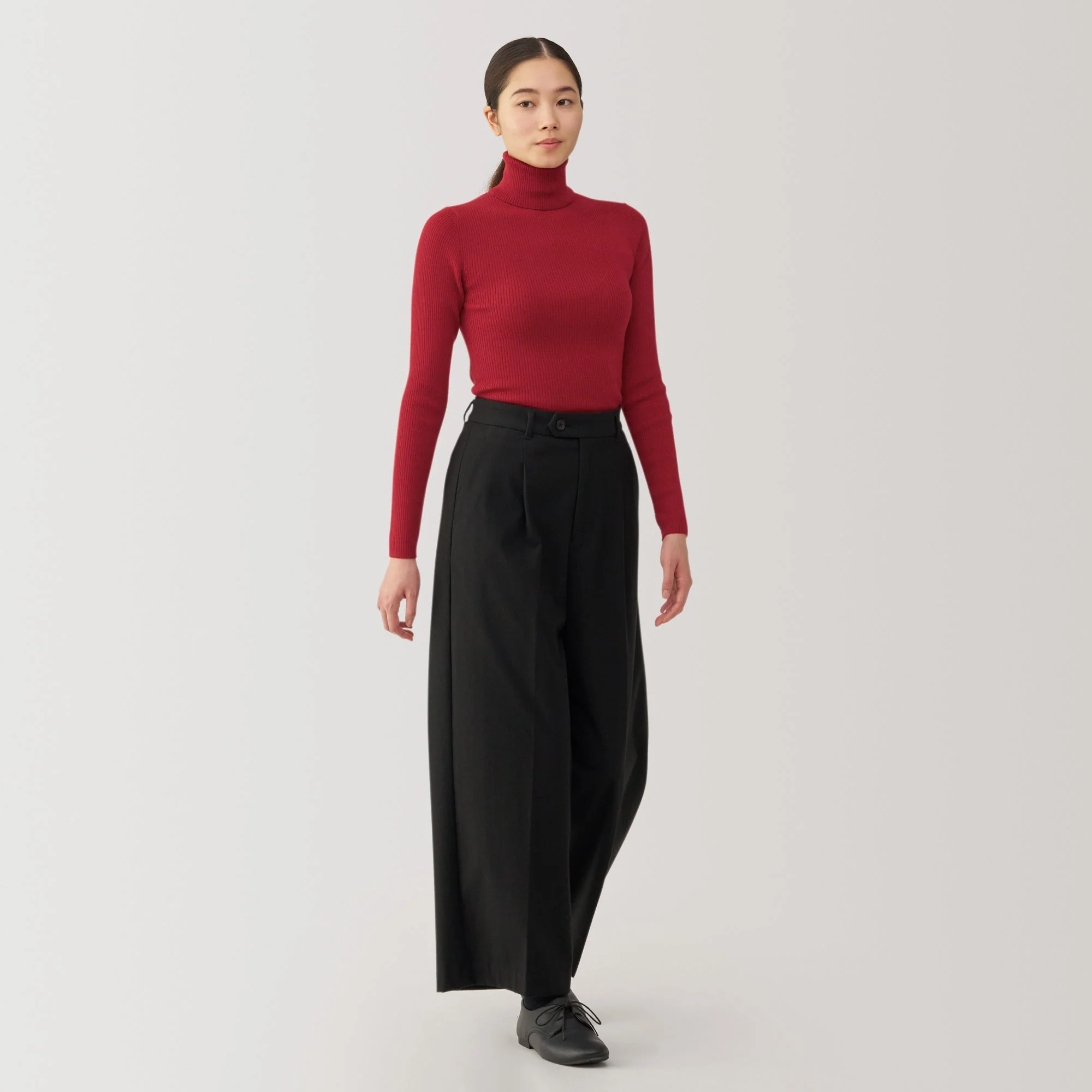 Women's Washable High Gauge Turtleneck Sweater - Image 4