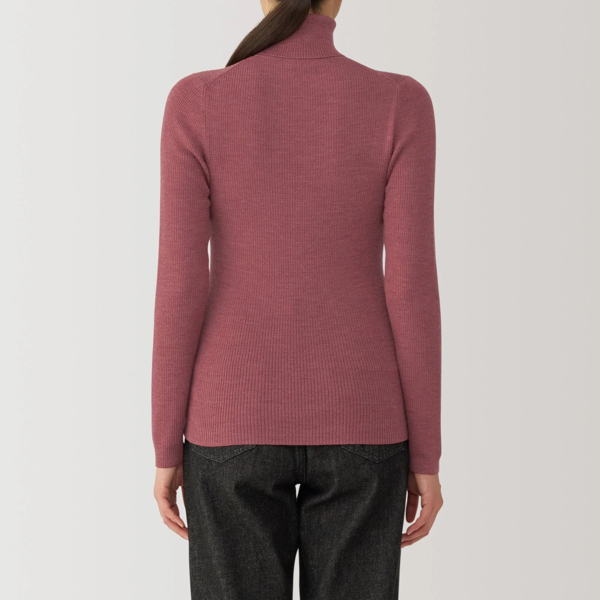 Women's Washable High Gauge Turtleneck Sweater - Image 41