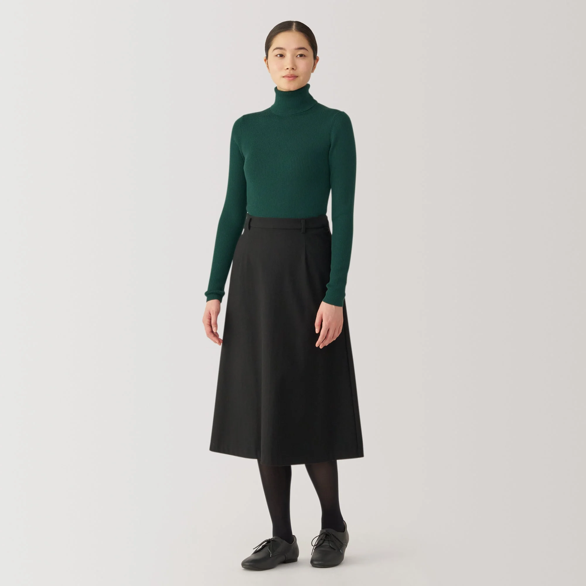 Women's Washable High Gauge Turtleneck Sweater - Image 53
