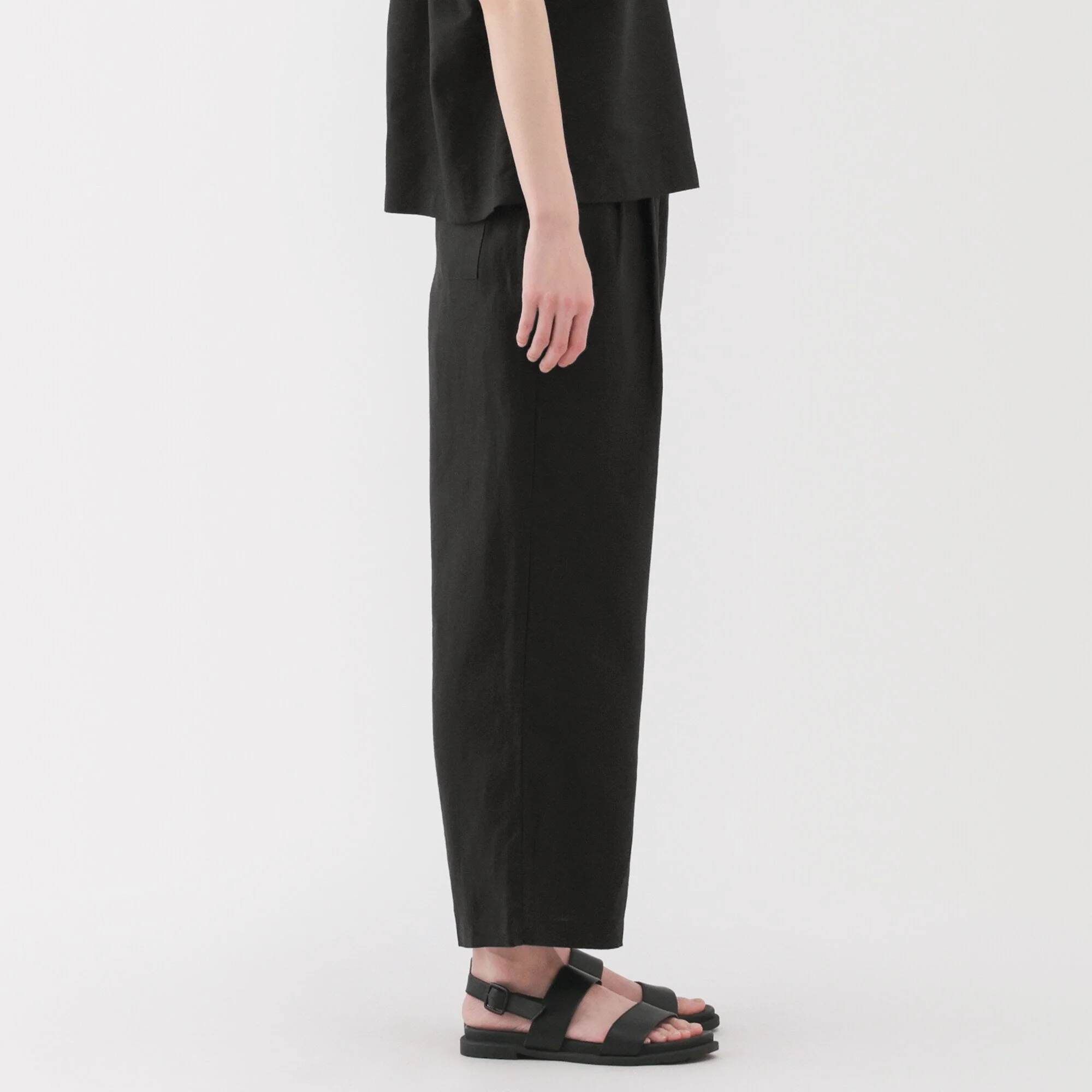 Women's Washed Linen Easy Wide Pants - Image 23