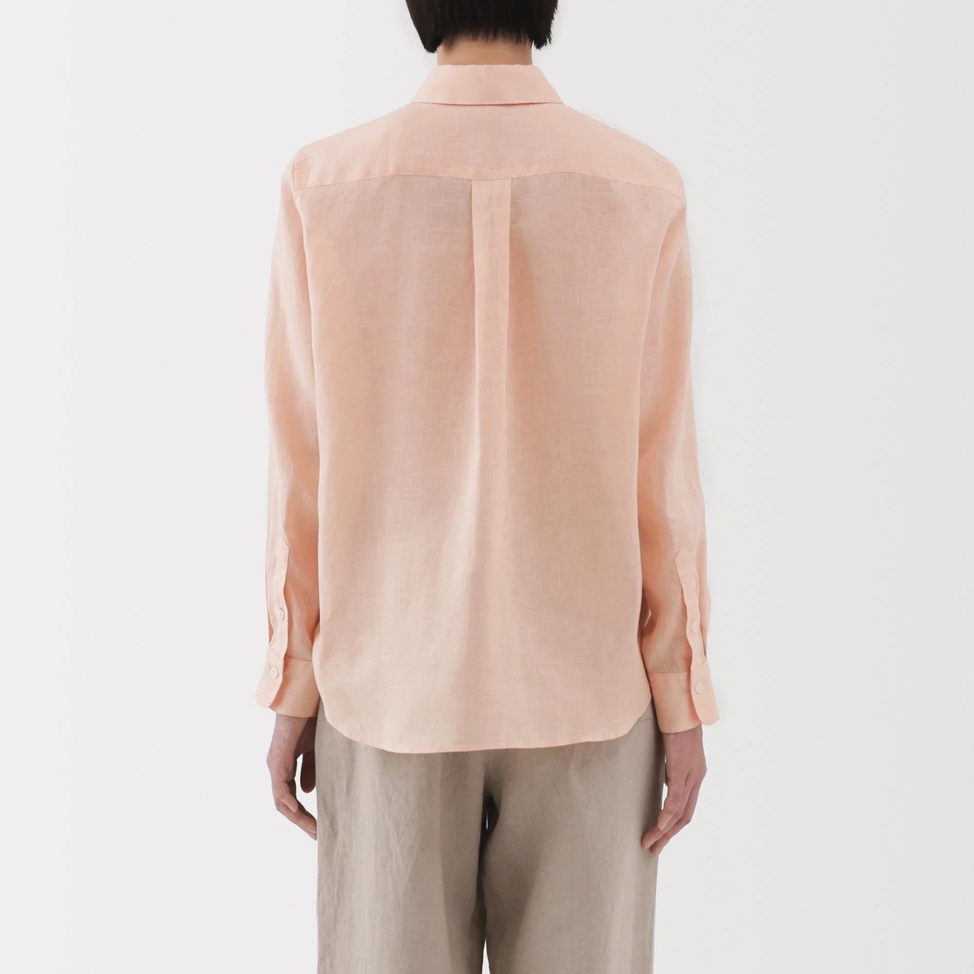 Women's Washed Linen Shirt - Image 14