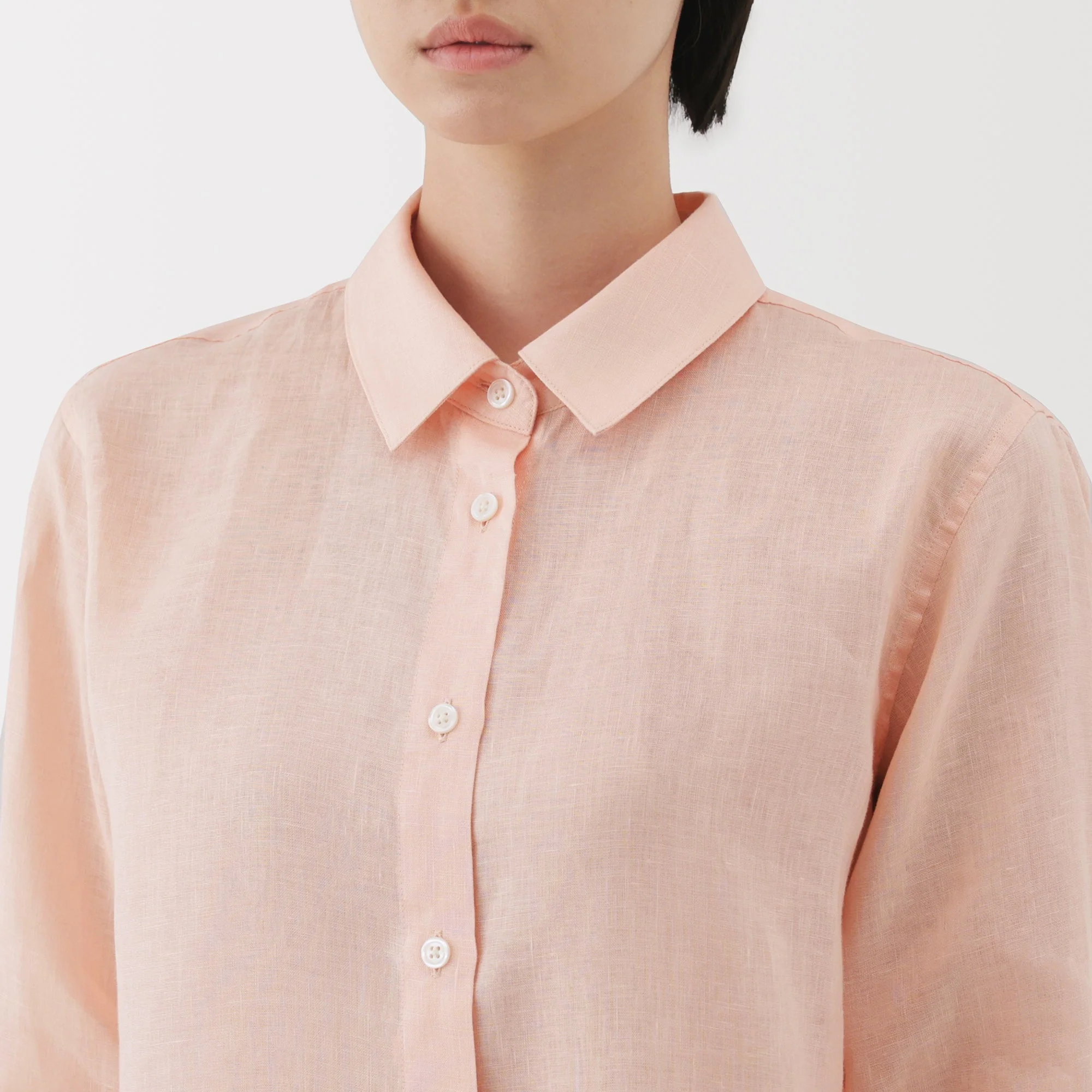 Women's Washed Linen Shirt - Image 15