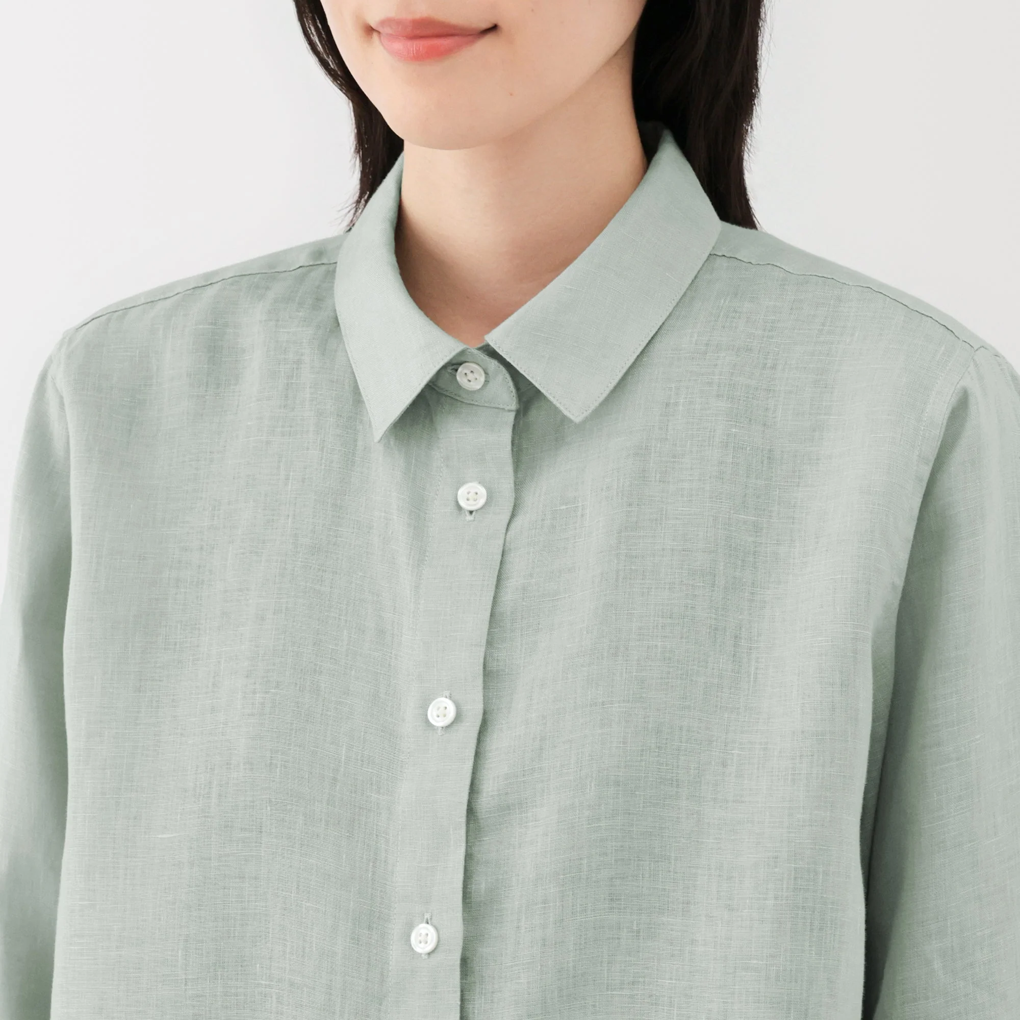Women's Washed Linen Shirt - Image 24