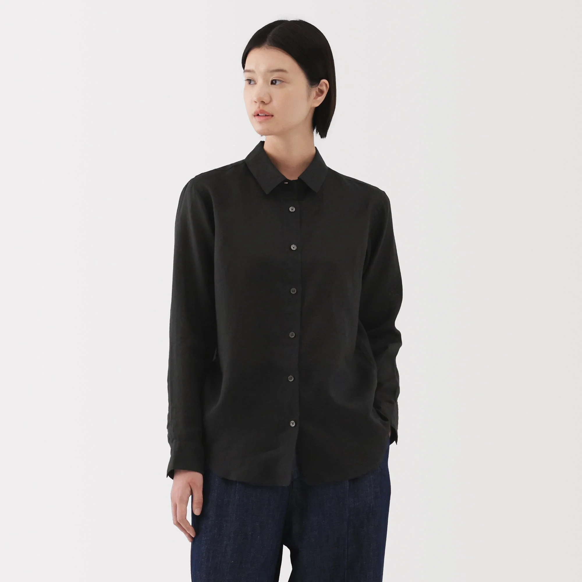 Women's Washed Linen Shirt - Image 38