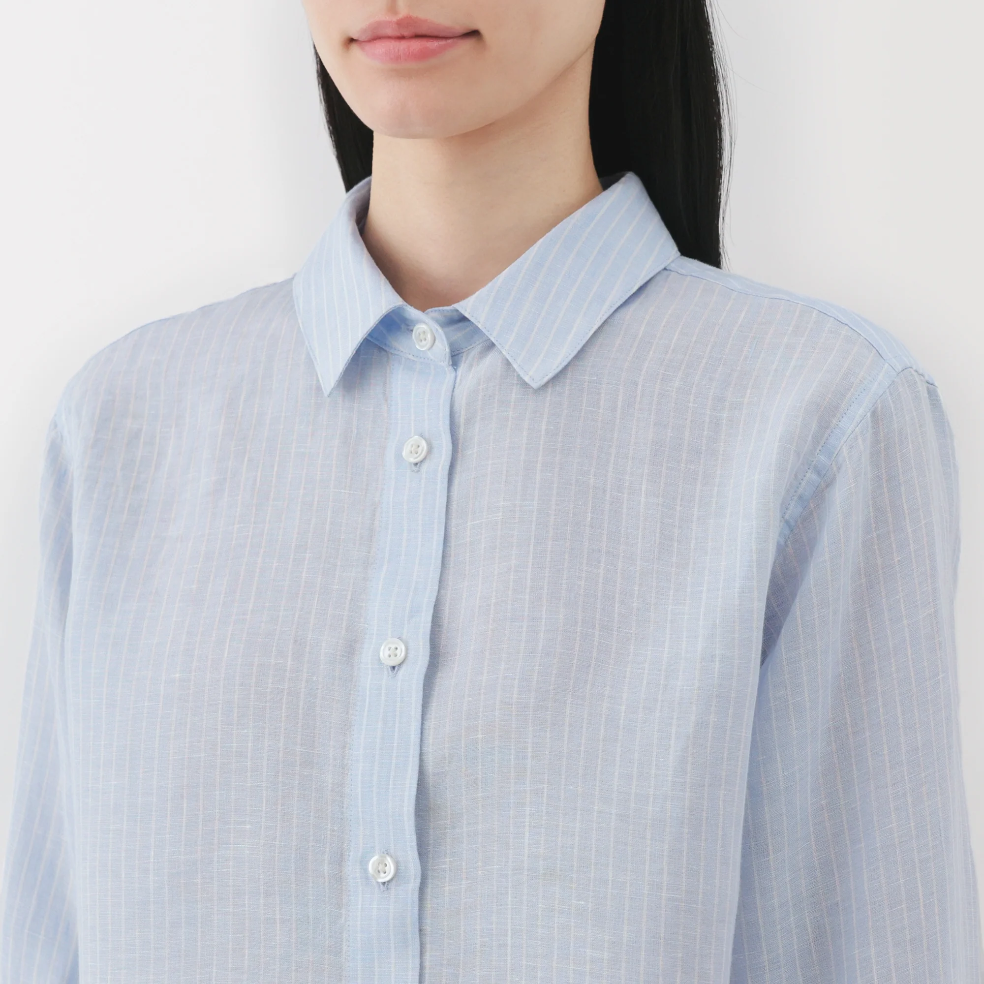 Women's Washed Linen Shirt - Image 61