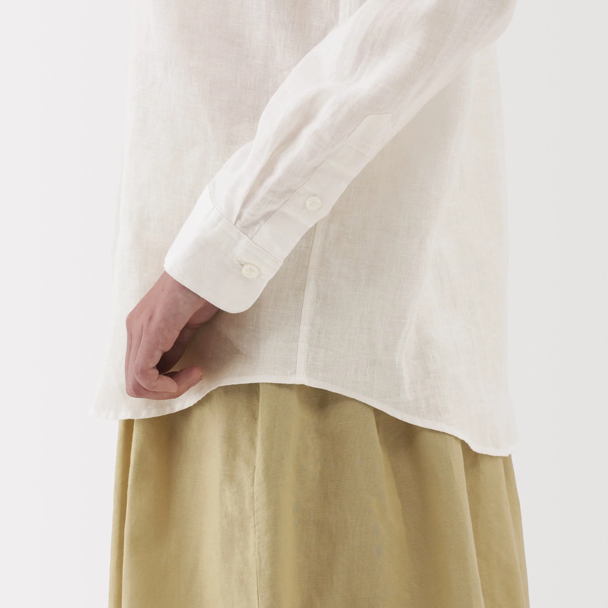 Women's Washed Linen Shirt - Image 8