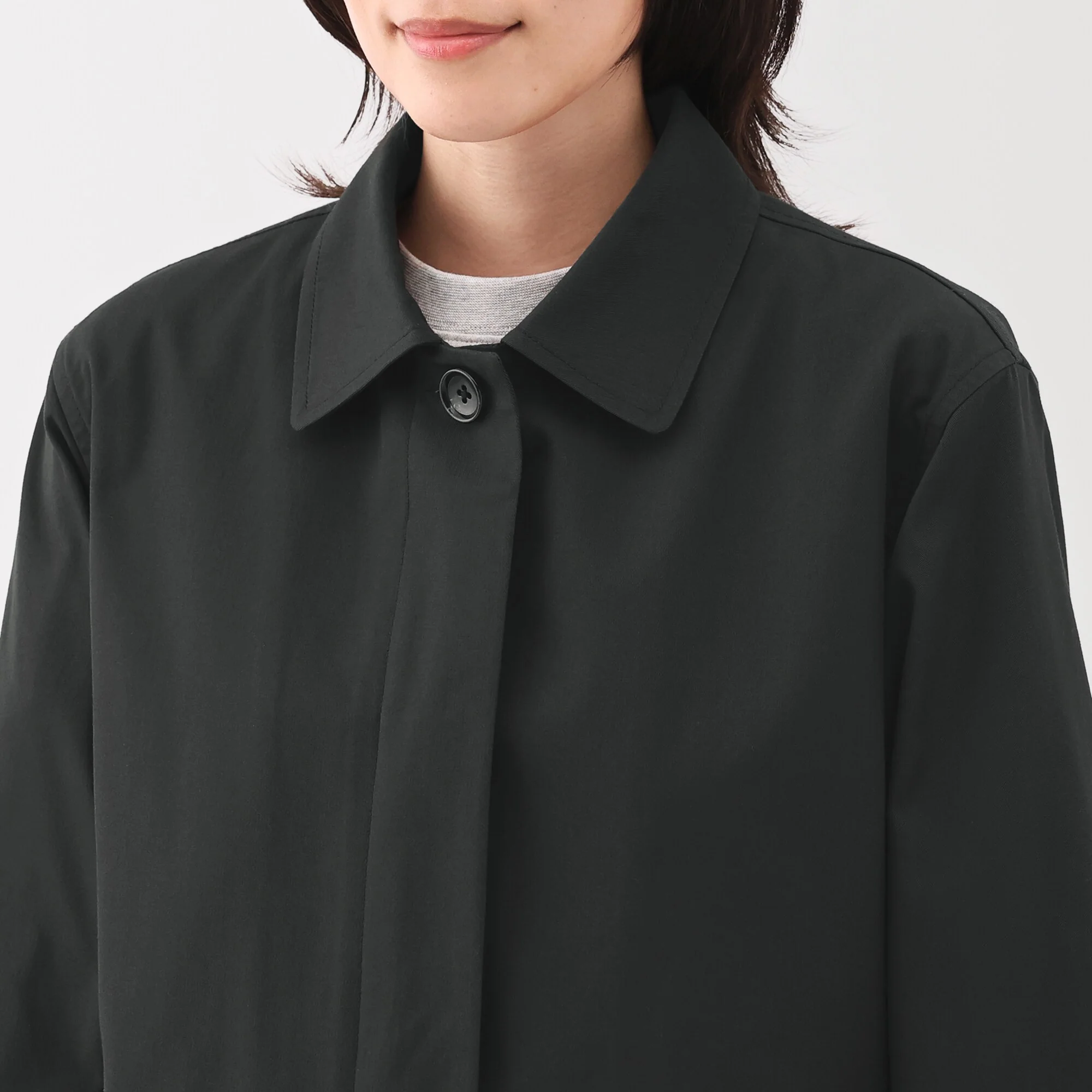 Women's Water Repellent Stand Fall Collar Coat - Image 7