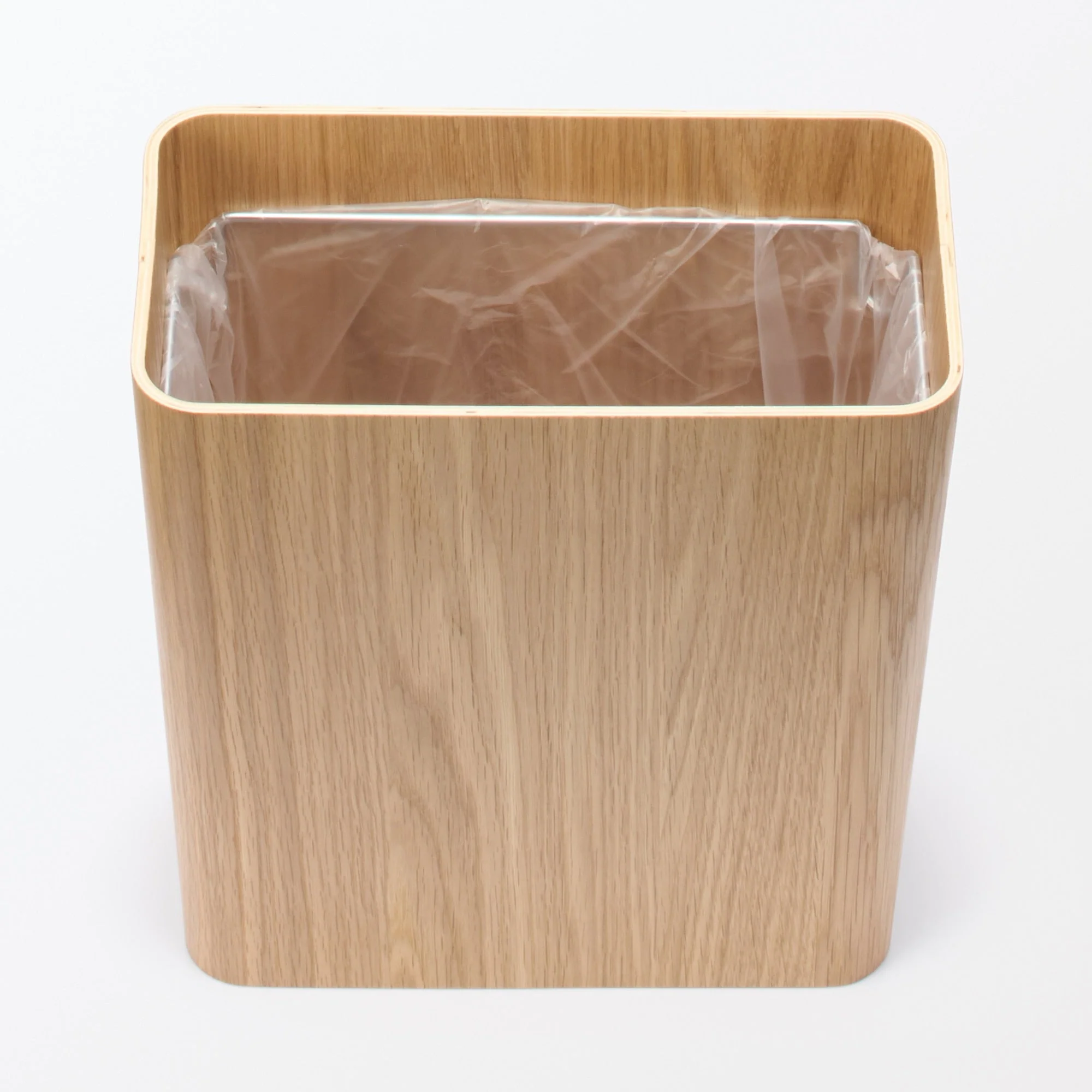 Wooden Dust Bin with Wire Frame (Square) - Image 2