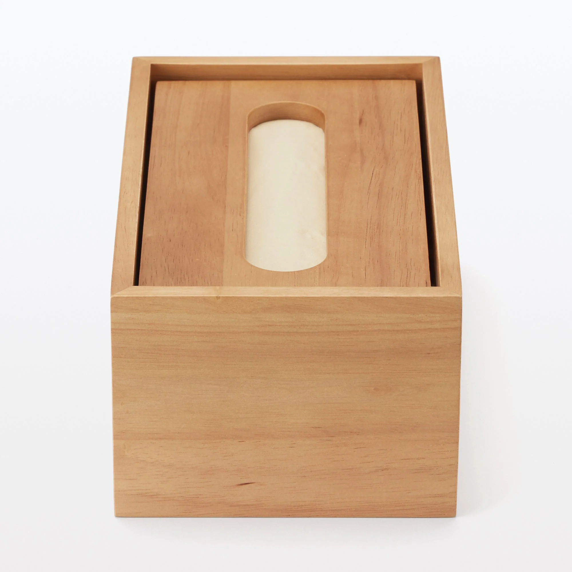 Wooden Tissue Holder for Soft Pack Refill Tissue - Image 3