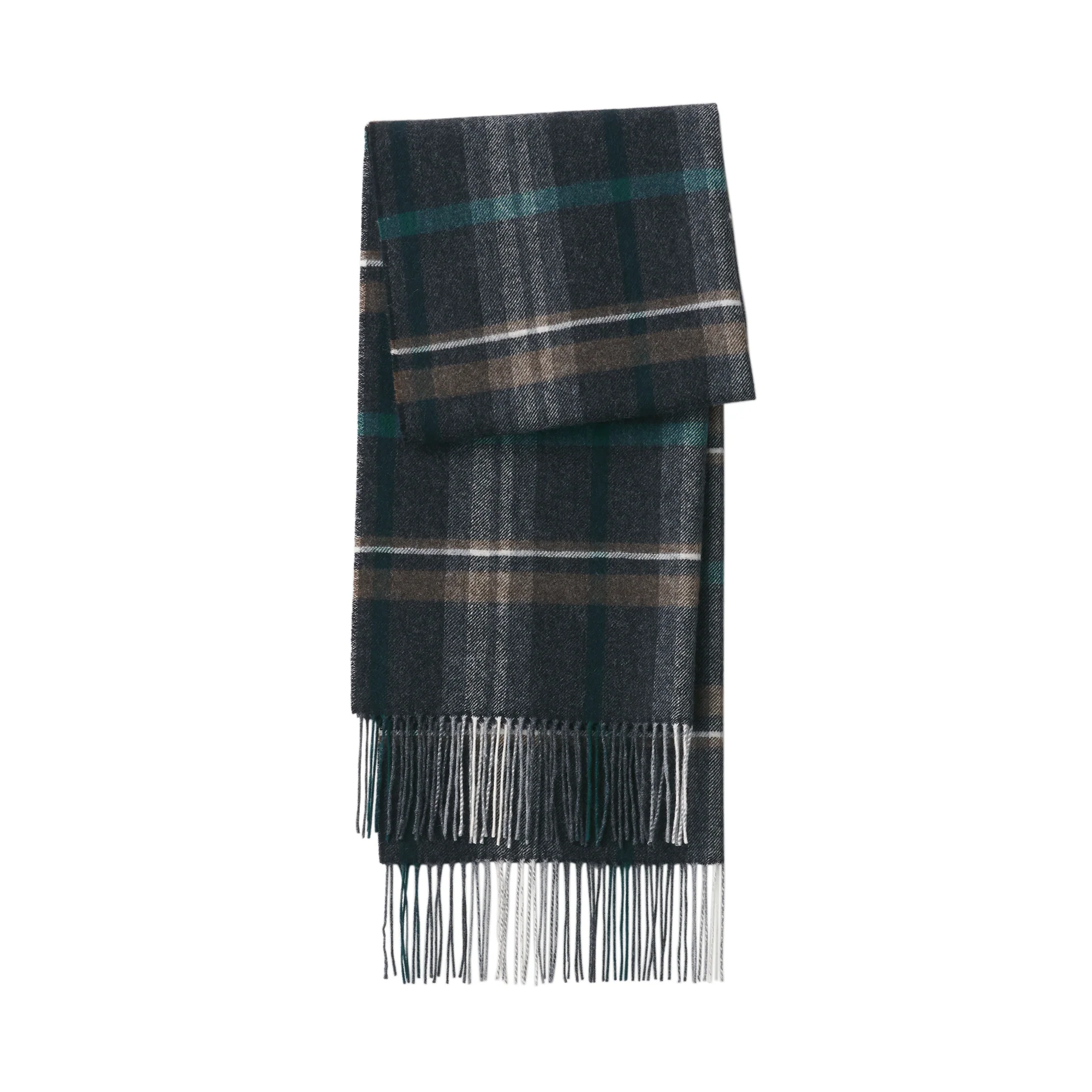 Wool 2-way Large Stole - Patterned - Image 29