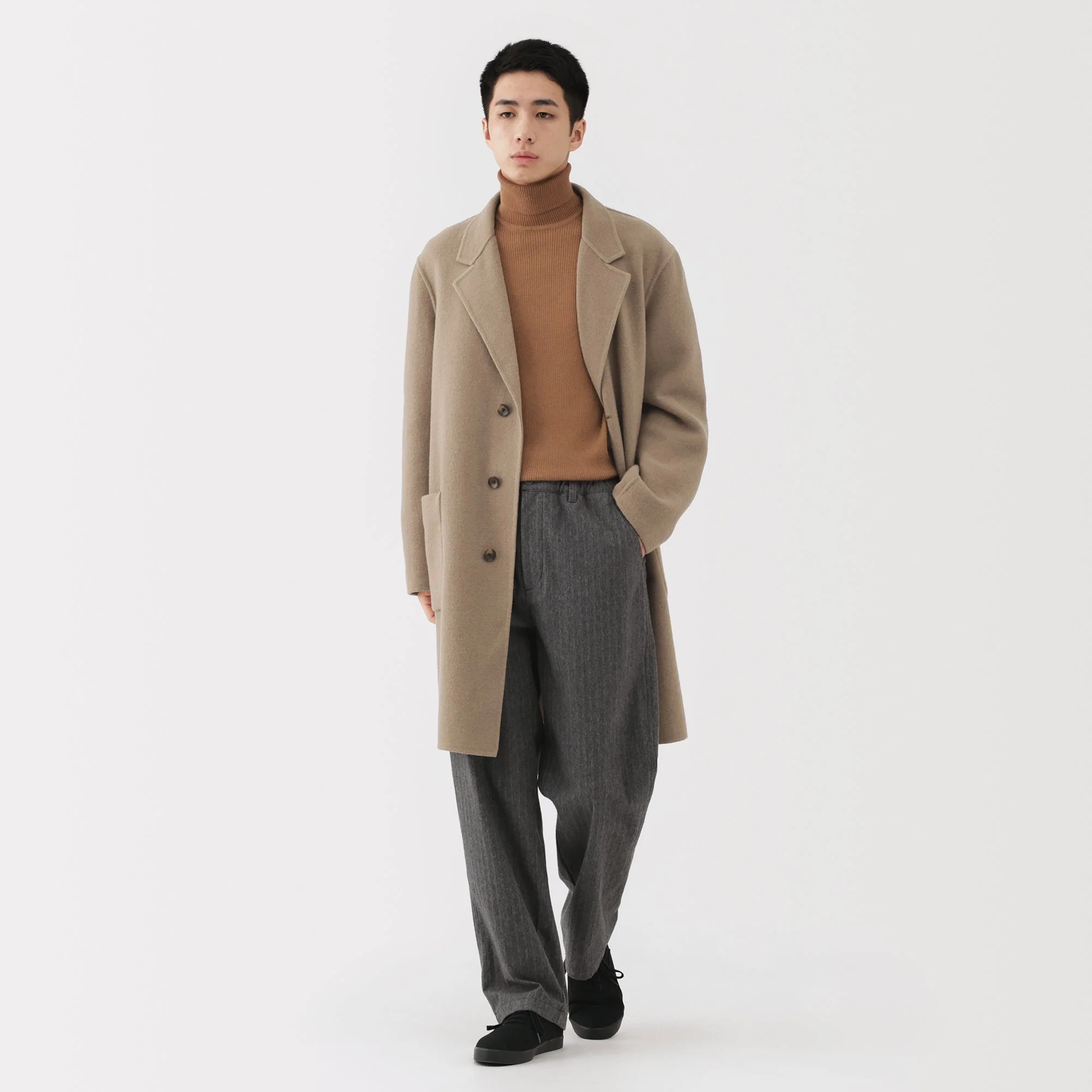 Wool Blend Chester Coat - Image 3