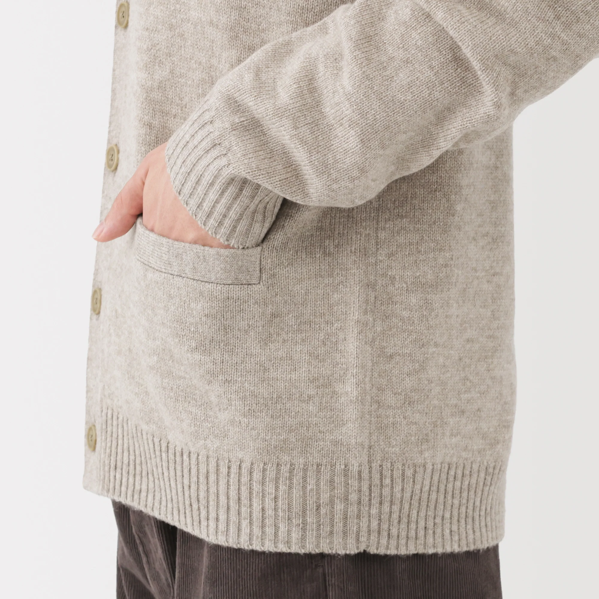 Wool V-Neck Cardigan - Image 24