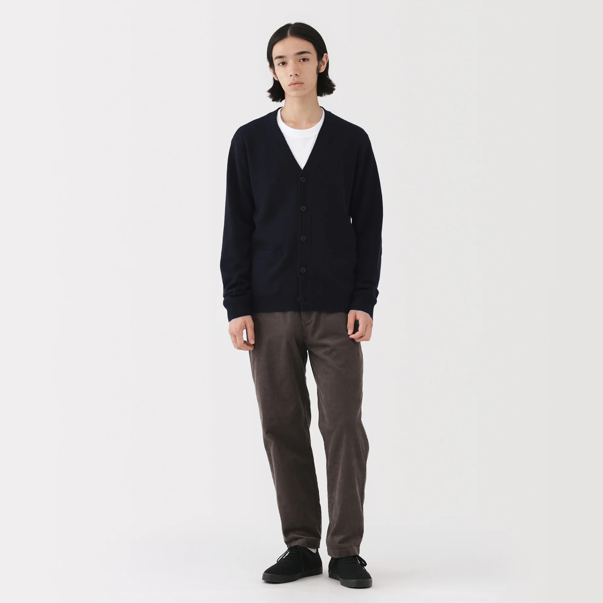 Wool V-Neck Cardigan - Image 44