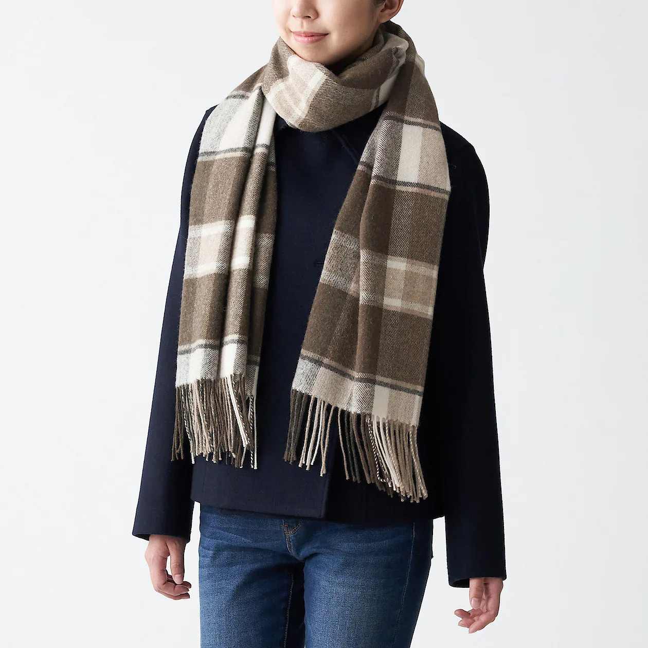 Wool Woven Large Stole 60x200cm - Image 23