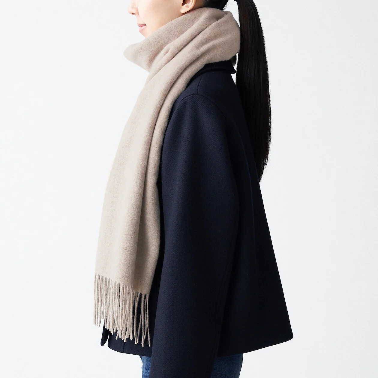 Wool Woven Large Stole 60x200cm - Image 7