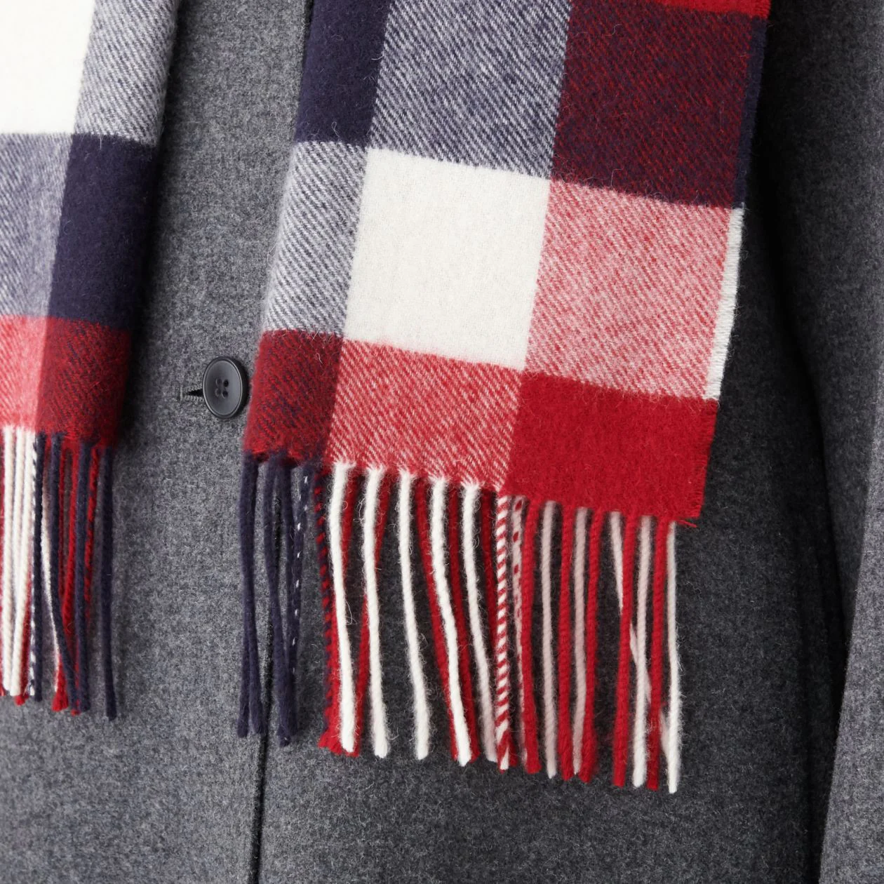Wool Woven Scarf - Pattern 30x180cm - Image 41