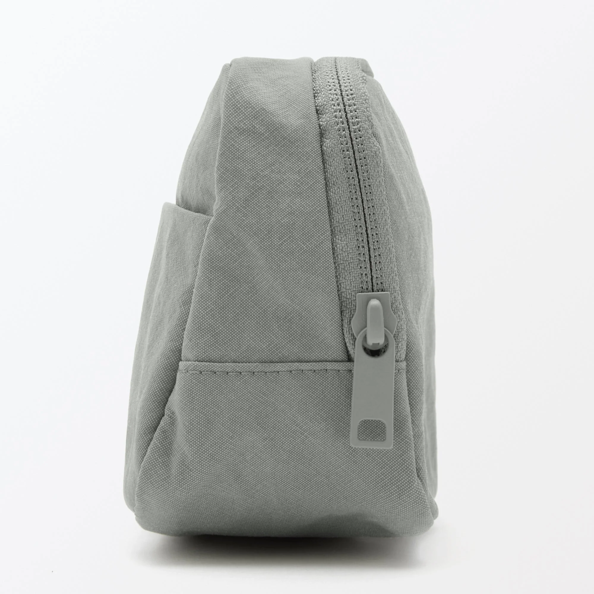 Wrinkled Nylon Wide-Opening Pouch - Large - Image 11
